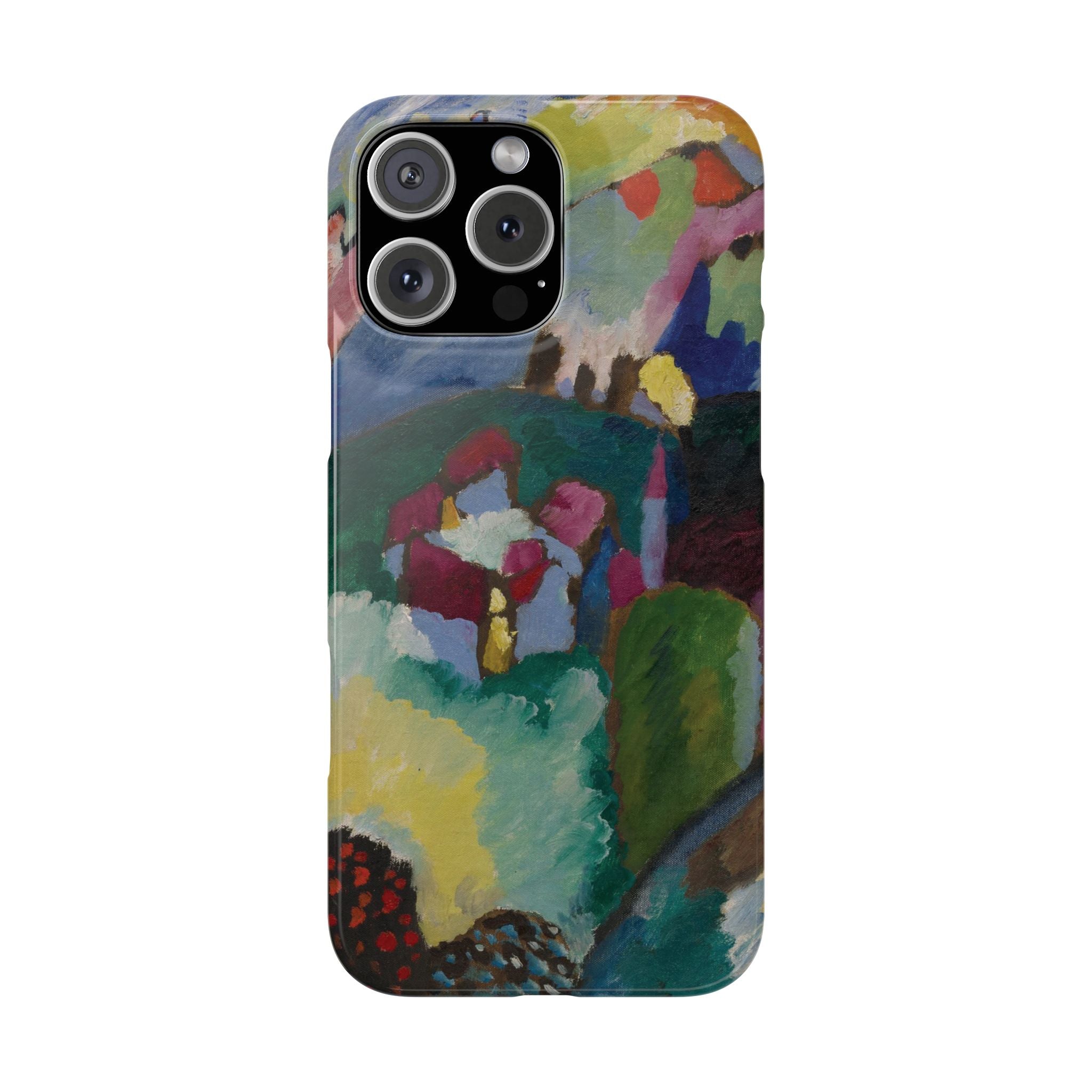 Landscape with Factory Chimney by Vasily Kandinsky - iPhone Slim Case