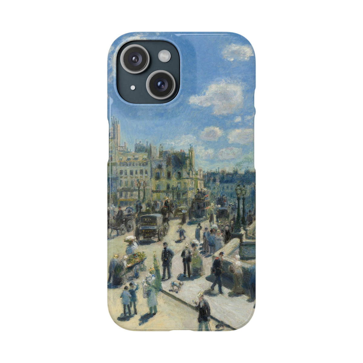 Pont Neuf Paris by Pierre Auguste Renoir - iPhone Slim Case