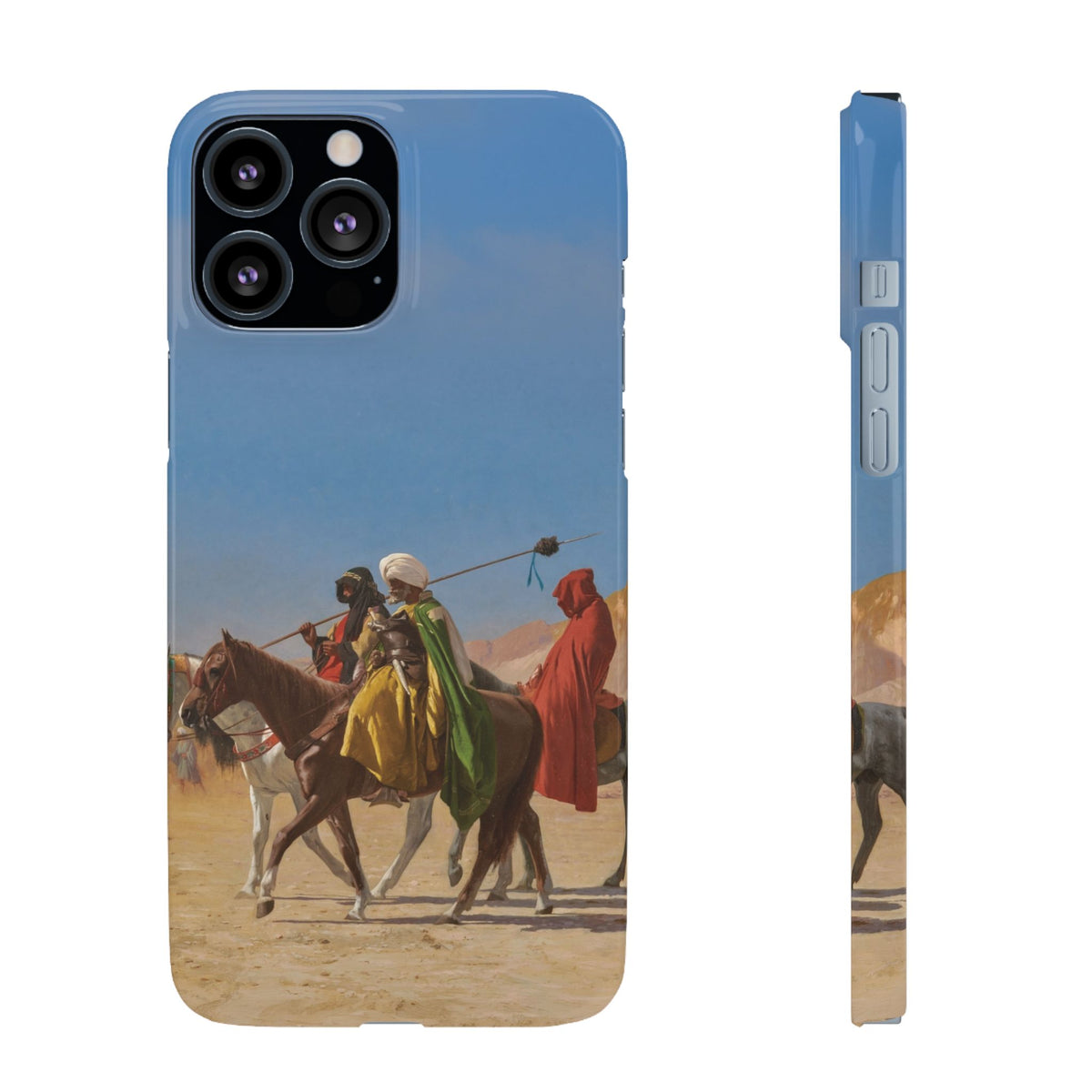 Riders Crossing The Desert by Jean-Leon Gerome - iPhone Slim Case