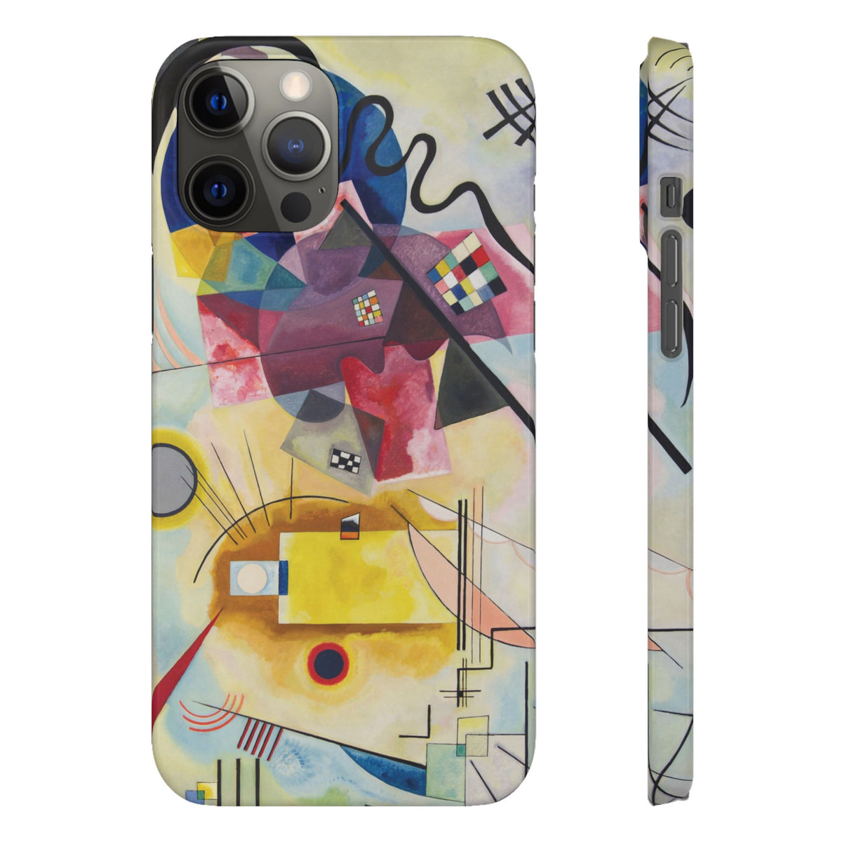 Yellow-Red-Blue by Vasily Kandinsky - iPhone Slim Case