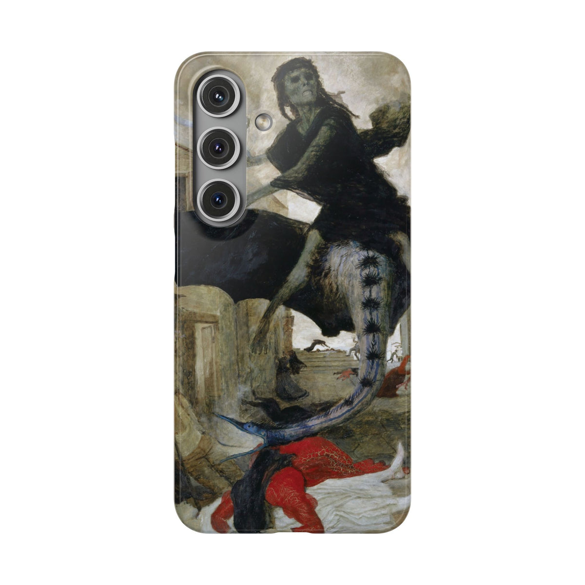 The Plague by Arnold Böcklin - Samsung Slim Case
