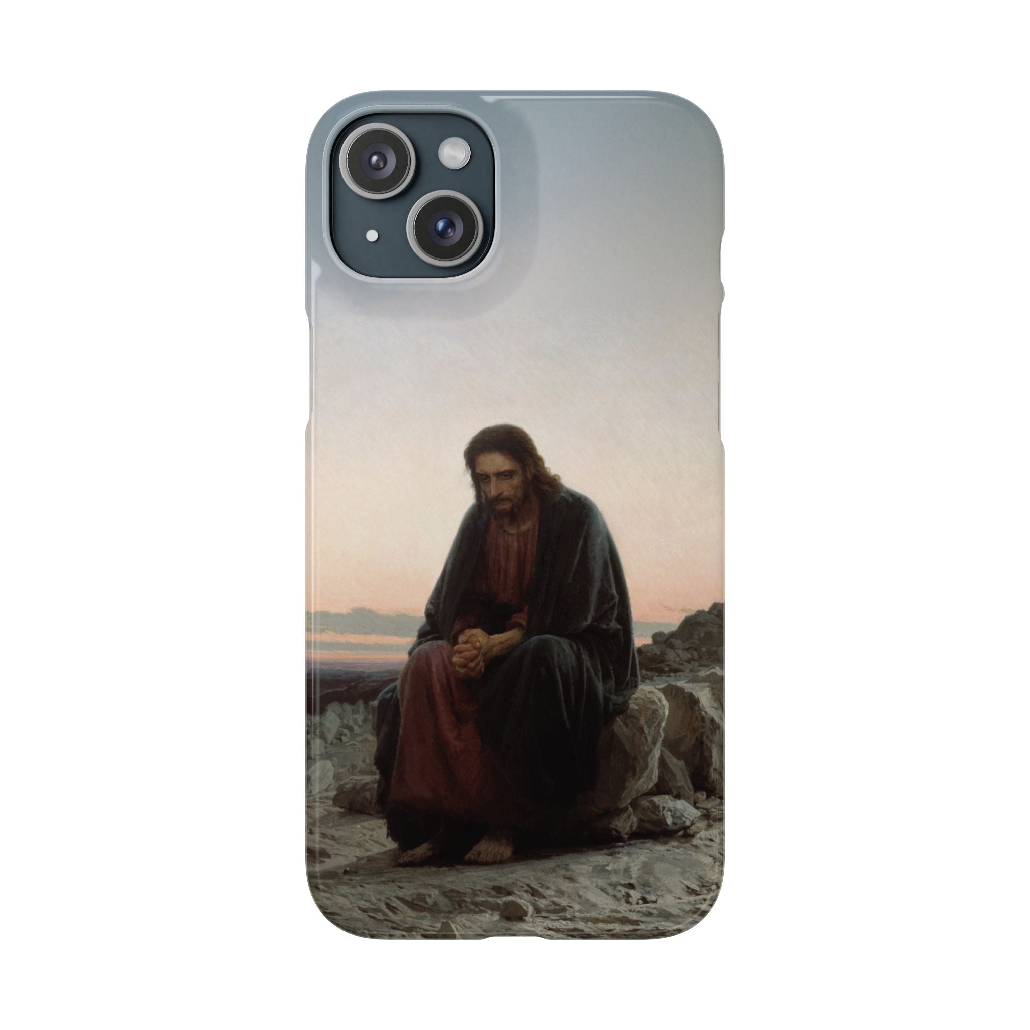 Christ in the Desert by Ivan Kramskoy - iPhone Slim Case