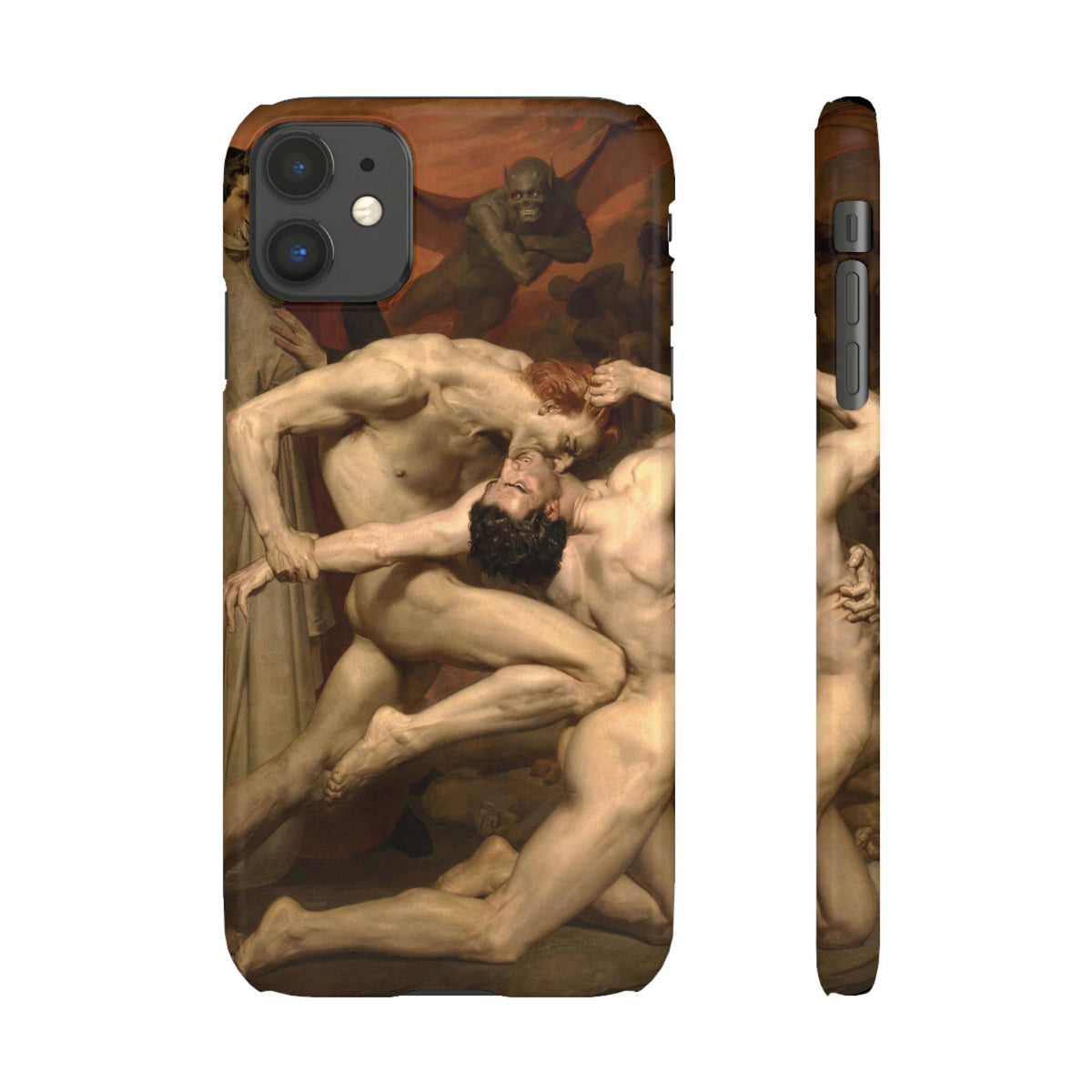 Dante and Virgile by William Bouguereau - iPhone Slim Case