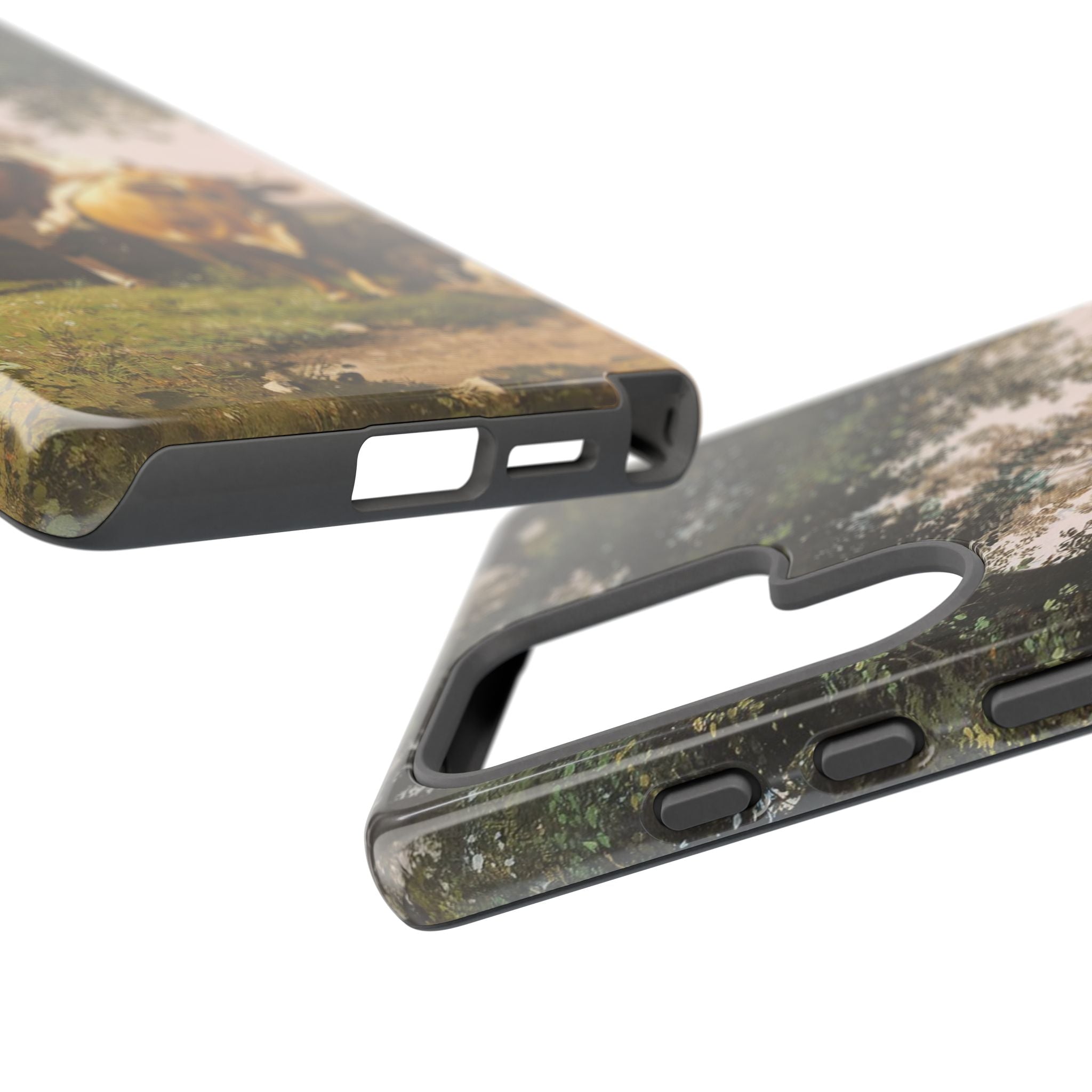 Herd under Trees by Ivan Ivanovich Shishkin - Samsung Tough Case