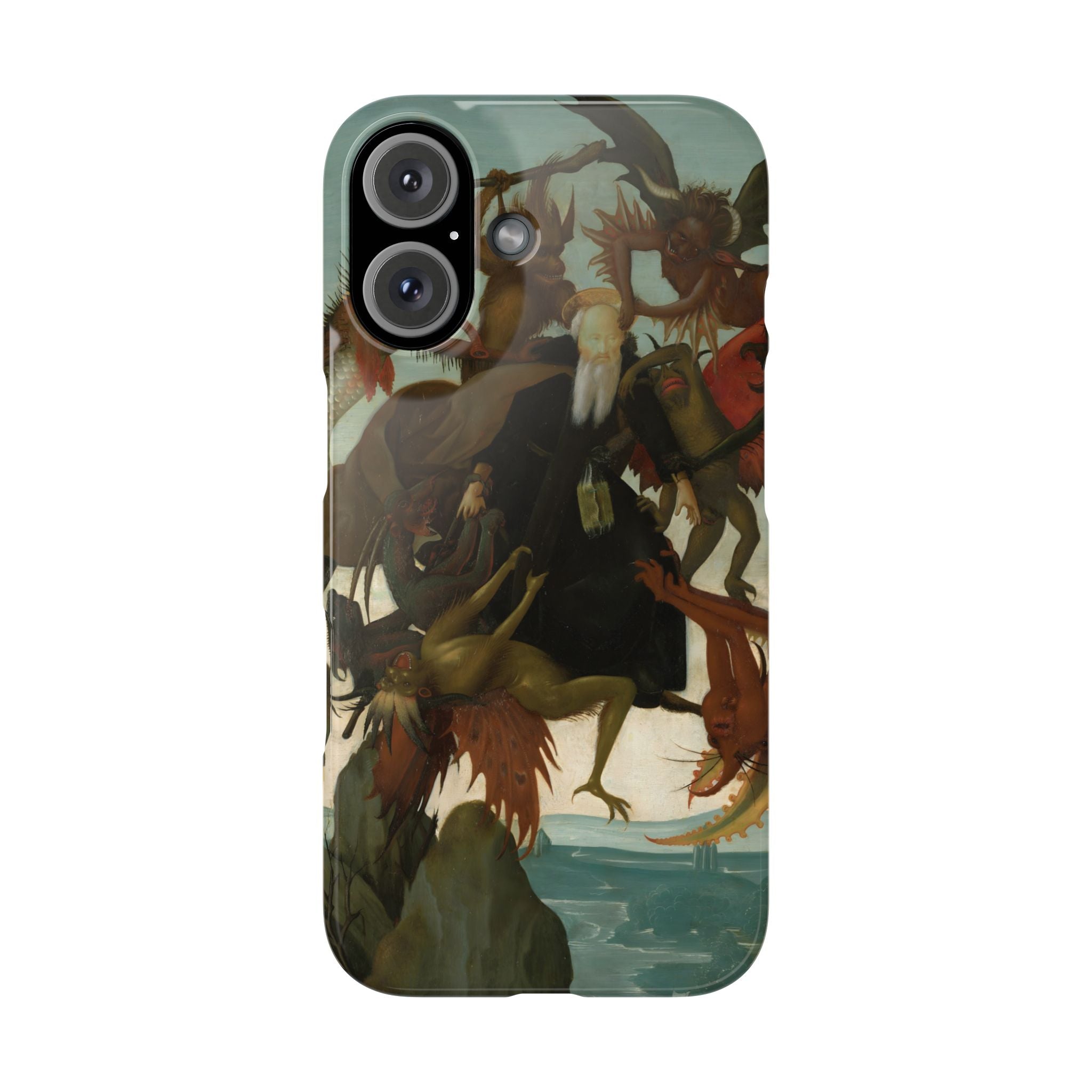 The Torment of Saint Anthony by Michelangelo - iPhone Slim Case