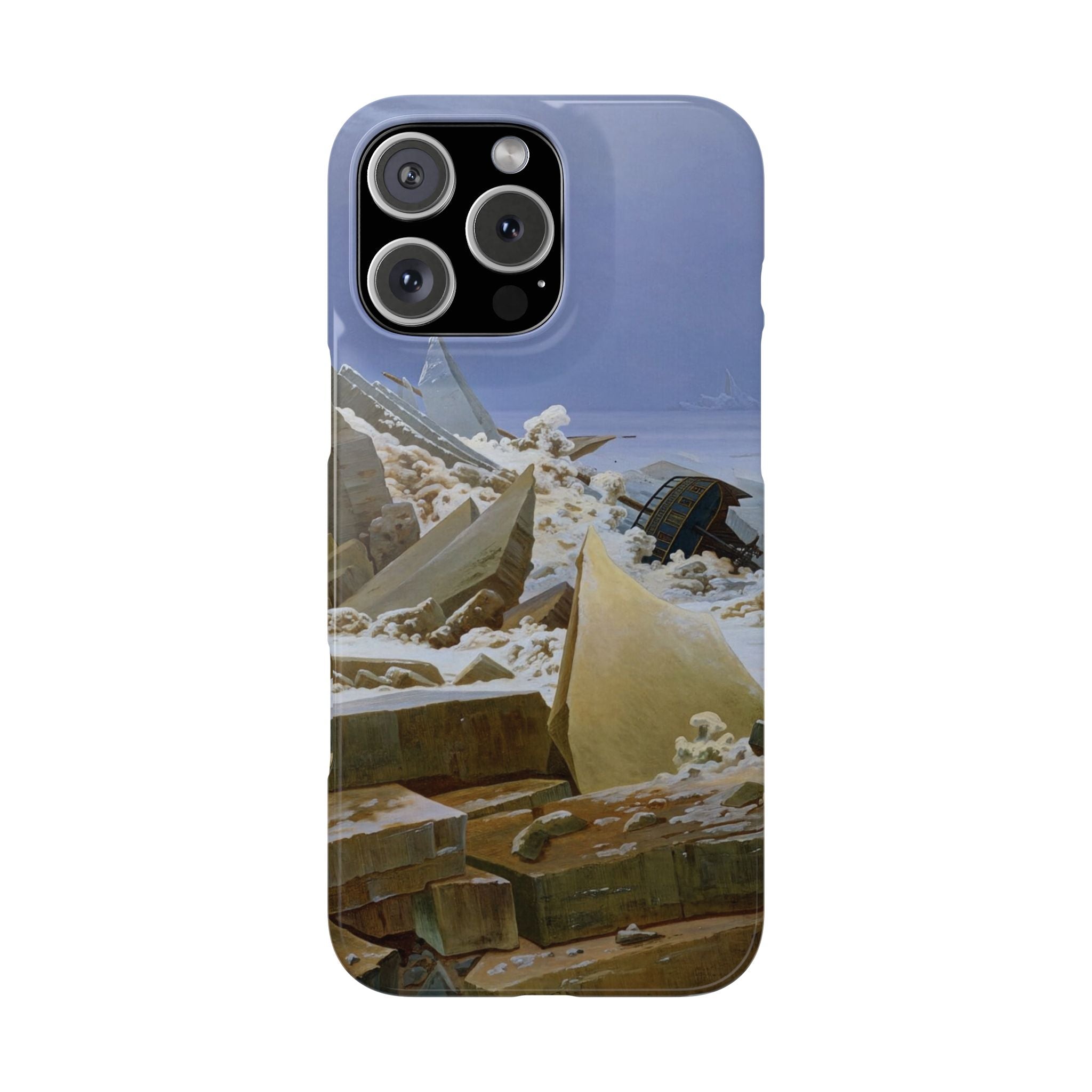 The Sea of Ice by Caspar David Friedrich - iPhone Slim Case