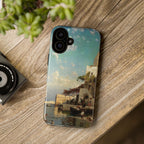 Incontro serale dei pescatori di Hermann Corrodi - Cover rigida per iPhone