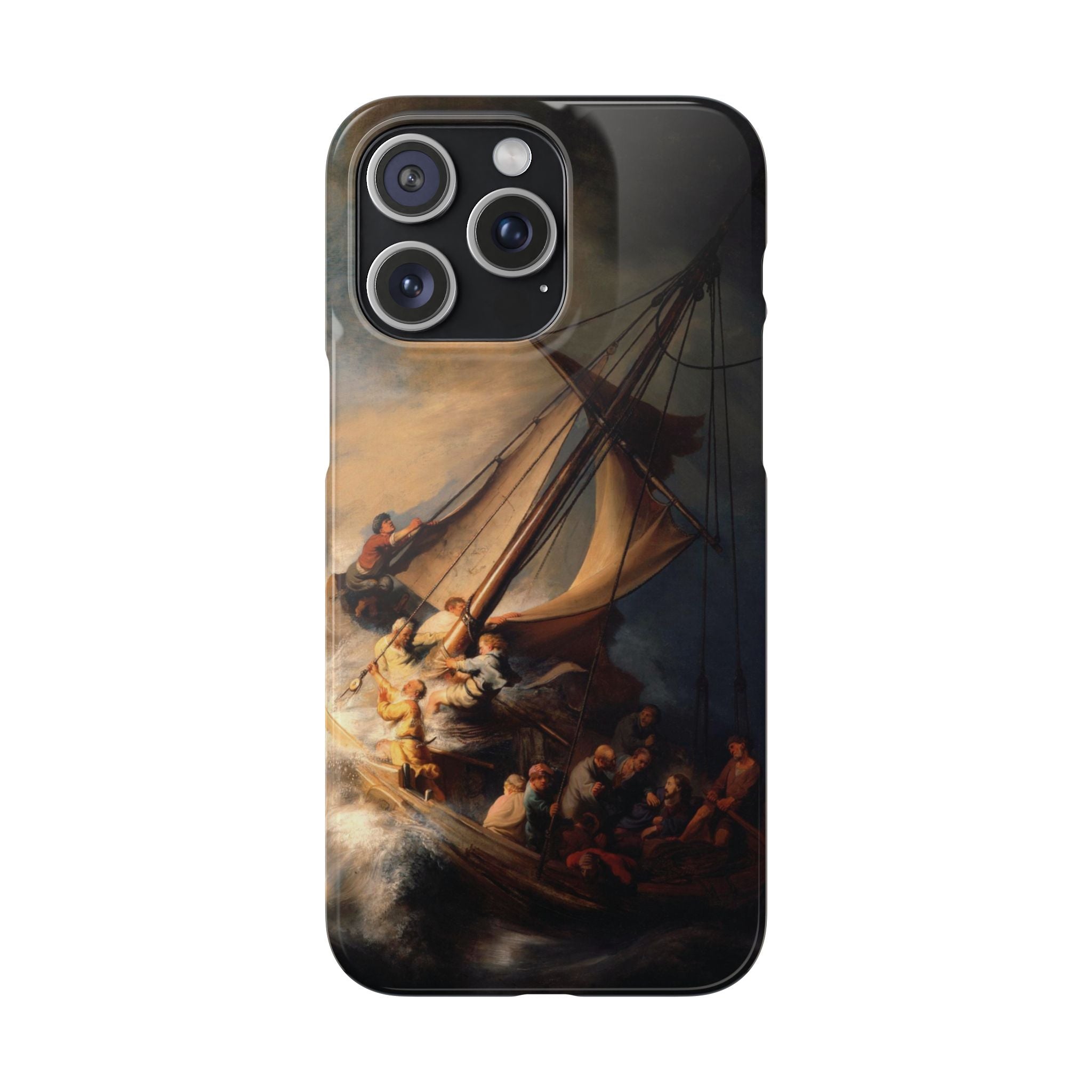 The Storm on the Sea of Galilee by Rembrandt - iPhone Slim Case