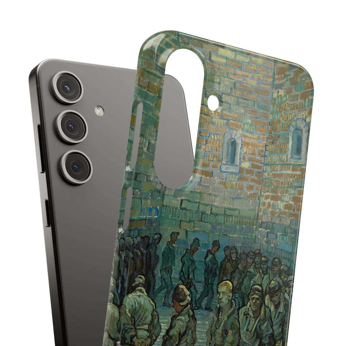 The Prison Courtyard by Vincent van Gogh - Samsung Slim Case