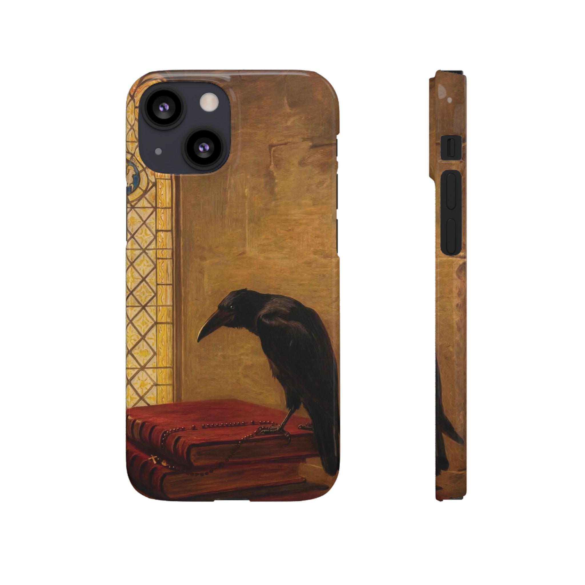 A Saint, from Jackdaw of Rheims by Briton Riviere - iPhone Slim Case