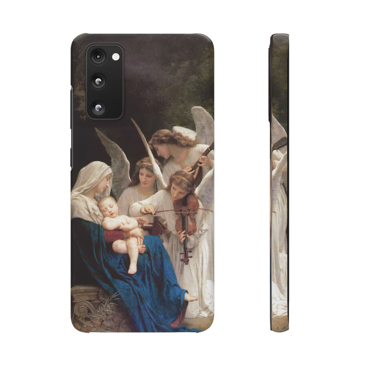 The Virgin of the angels by William-Adolphe Bouguereau - Samsung Slim Case