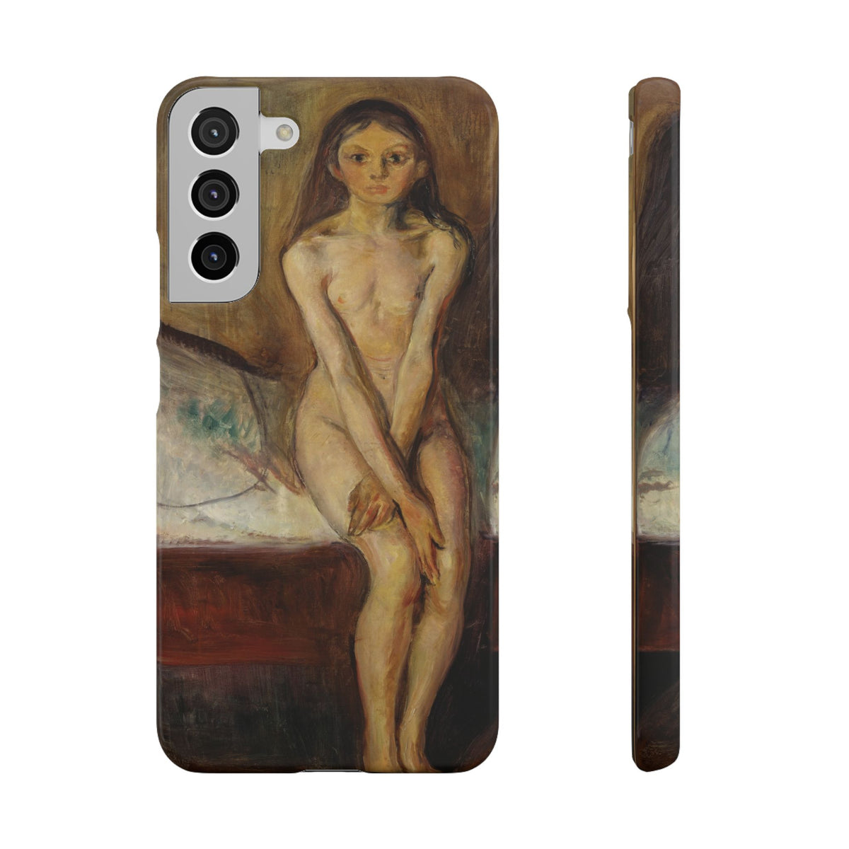 Puberty by Edvard Munch - Samsung Slim Case
