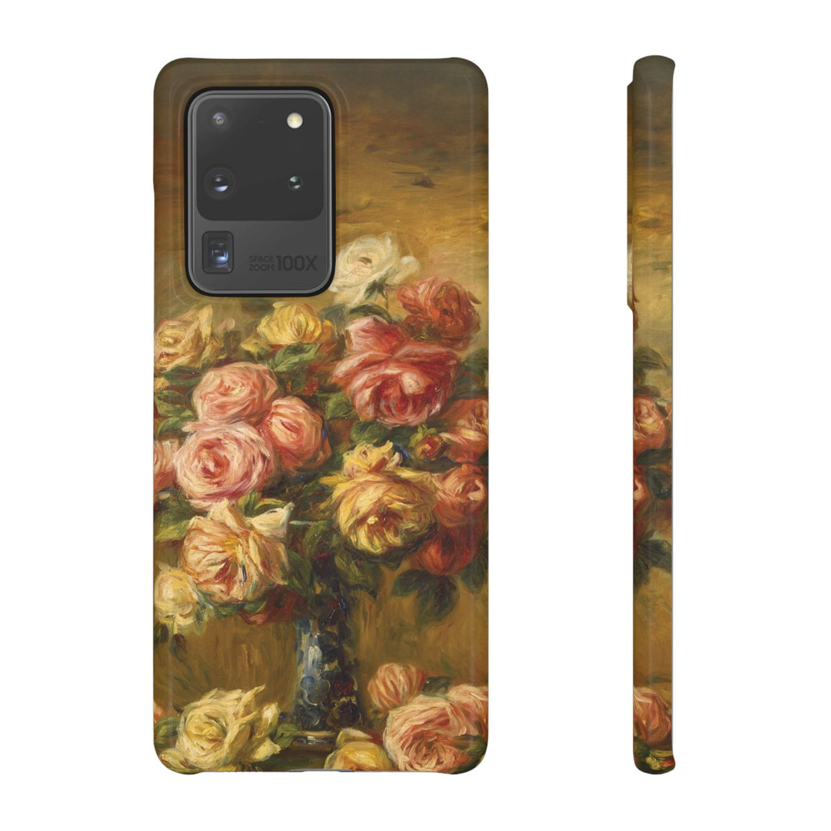 Roses in a Vase by Pierre Auguste Renoir - Samsung Slim Case