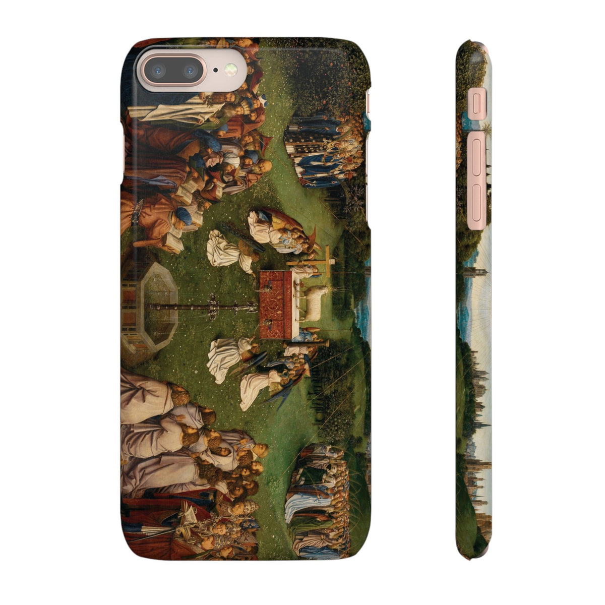 Adoration of the Lamb from the Ghent Altarpiece by Hubert van Eyck- iPhone Slim Case