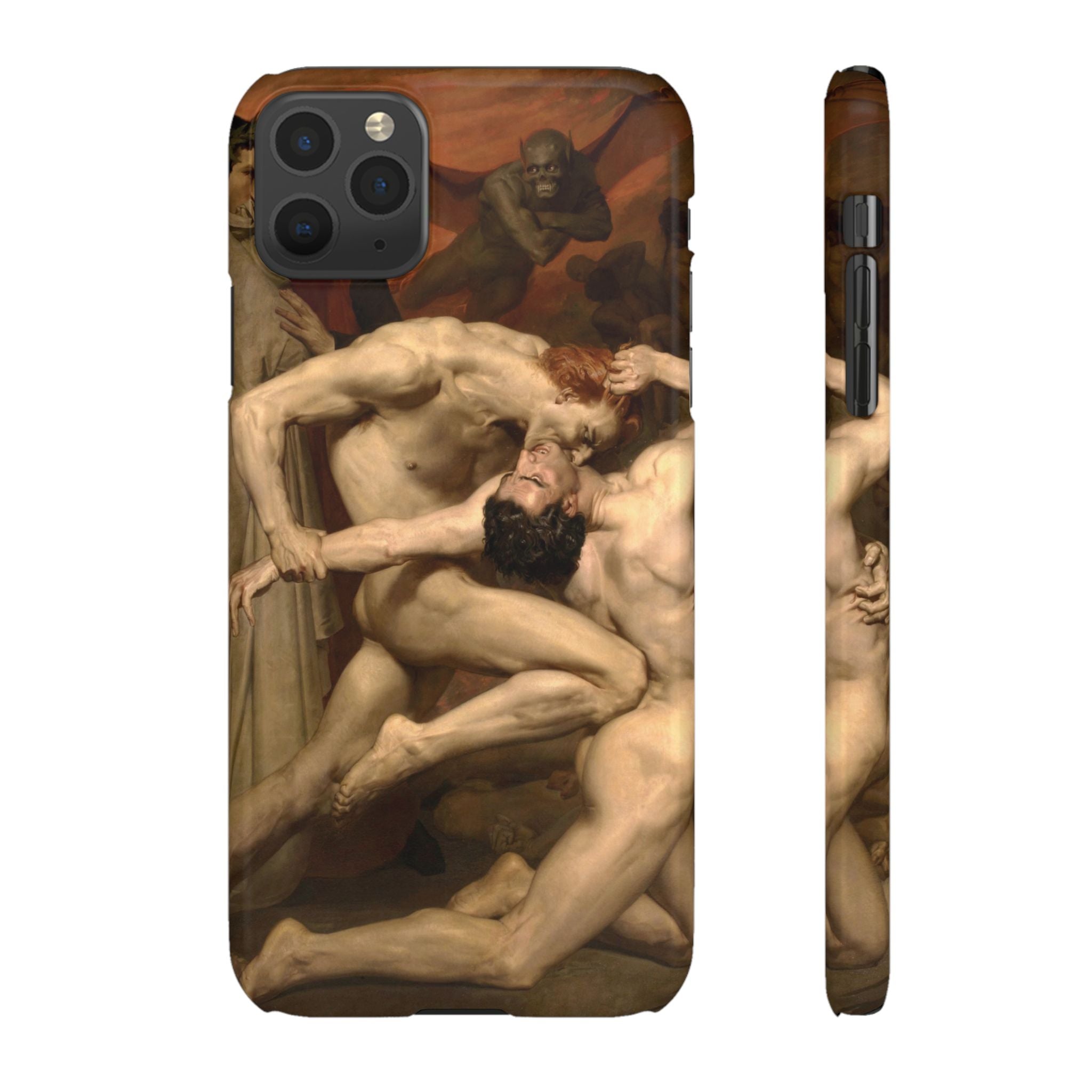 Dante and Virgile by William Bouguereau - iPhone Slim Case