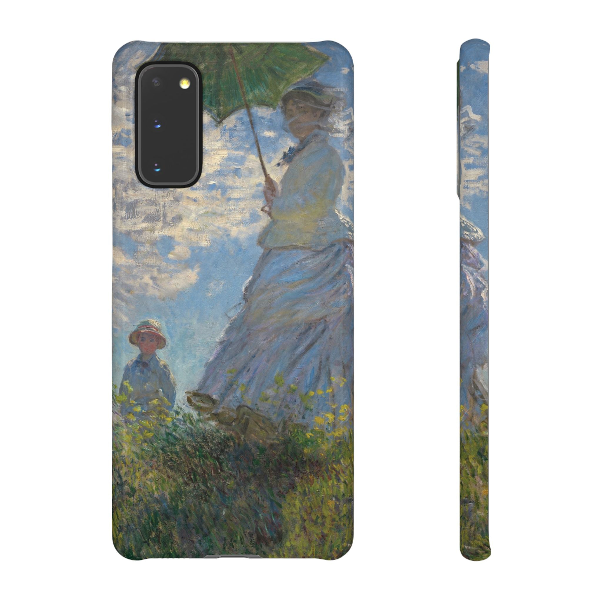 Madame Monet and Her Son by Claude Monet - Samsung Slim Case