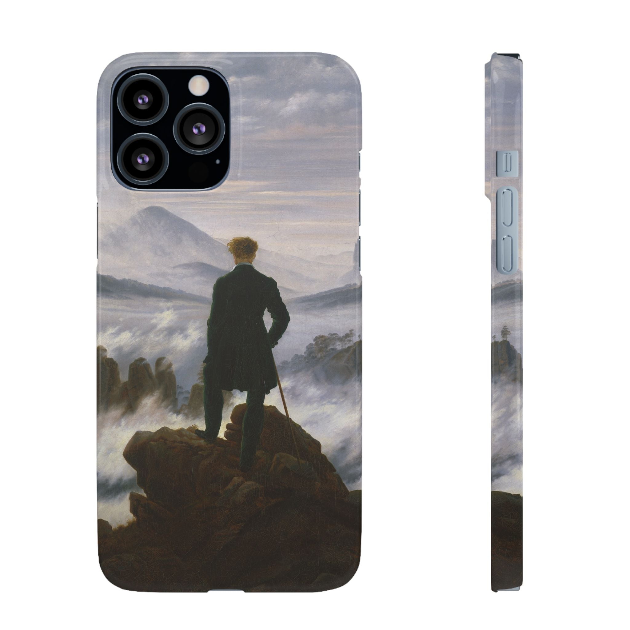 The Wanderer above the Sea of Fog by Caspar David Friedrich - iPhone Slim Case