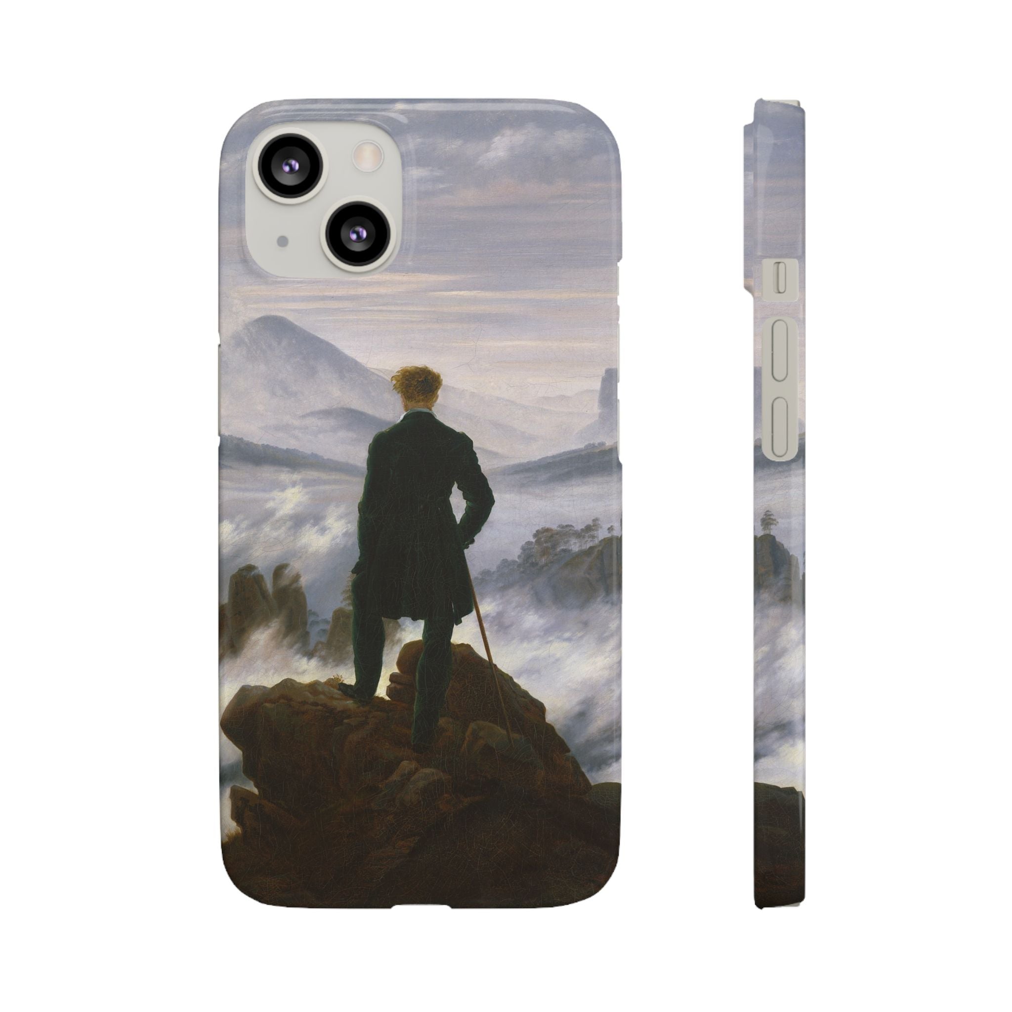 The Wanderer above the Sea of Fog by Caspar David Friedrich - iPhone Slim Case