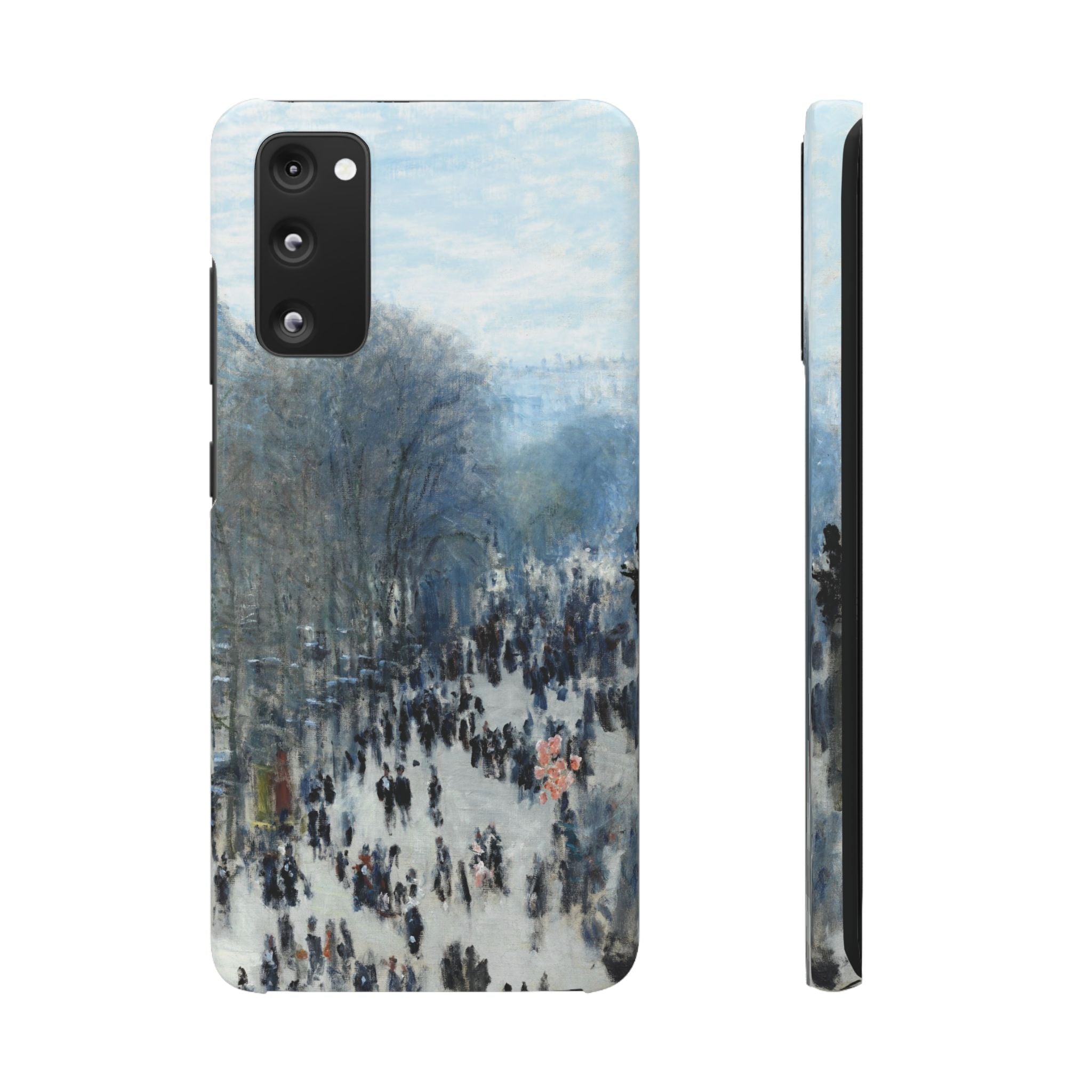 Boulevard des Capucines by Claude Monet - Samsung Slim Case