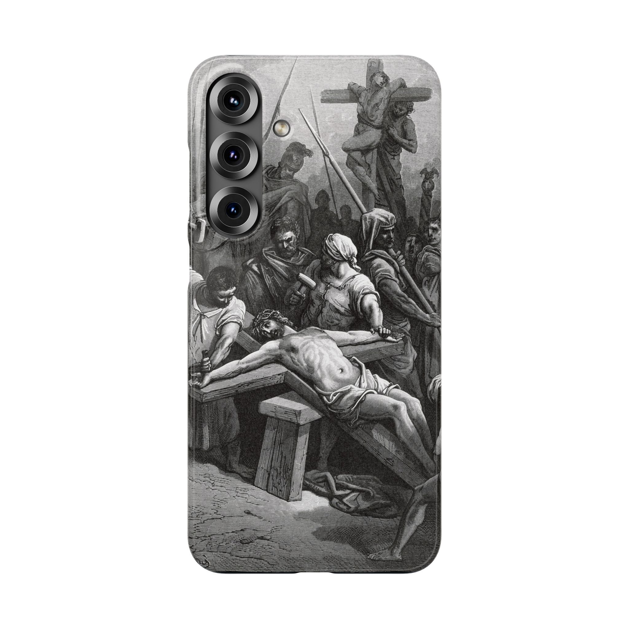Crucifixion of Jesus by Gustave Doré - Samsung Slim Case