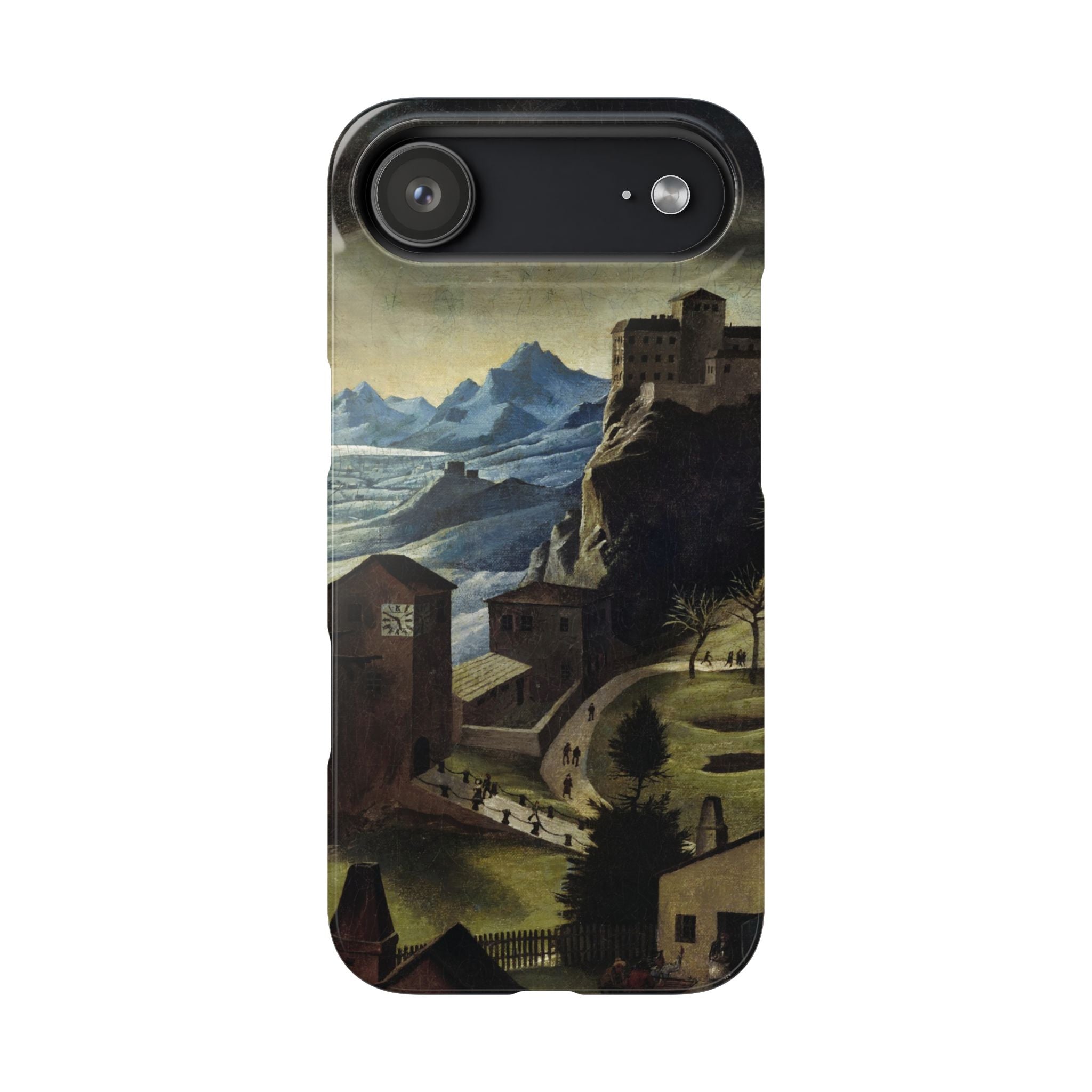 Landschaft mit Burg by Franz Sedlacek - iPhone Slim Case