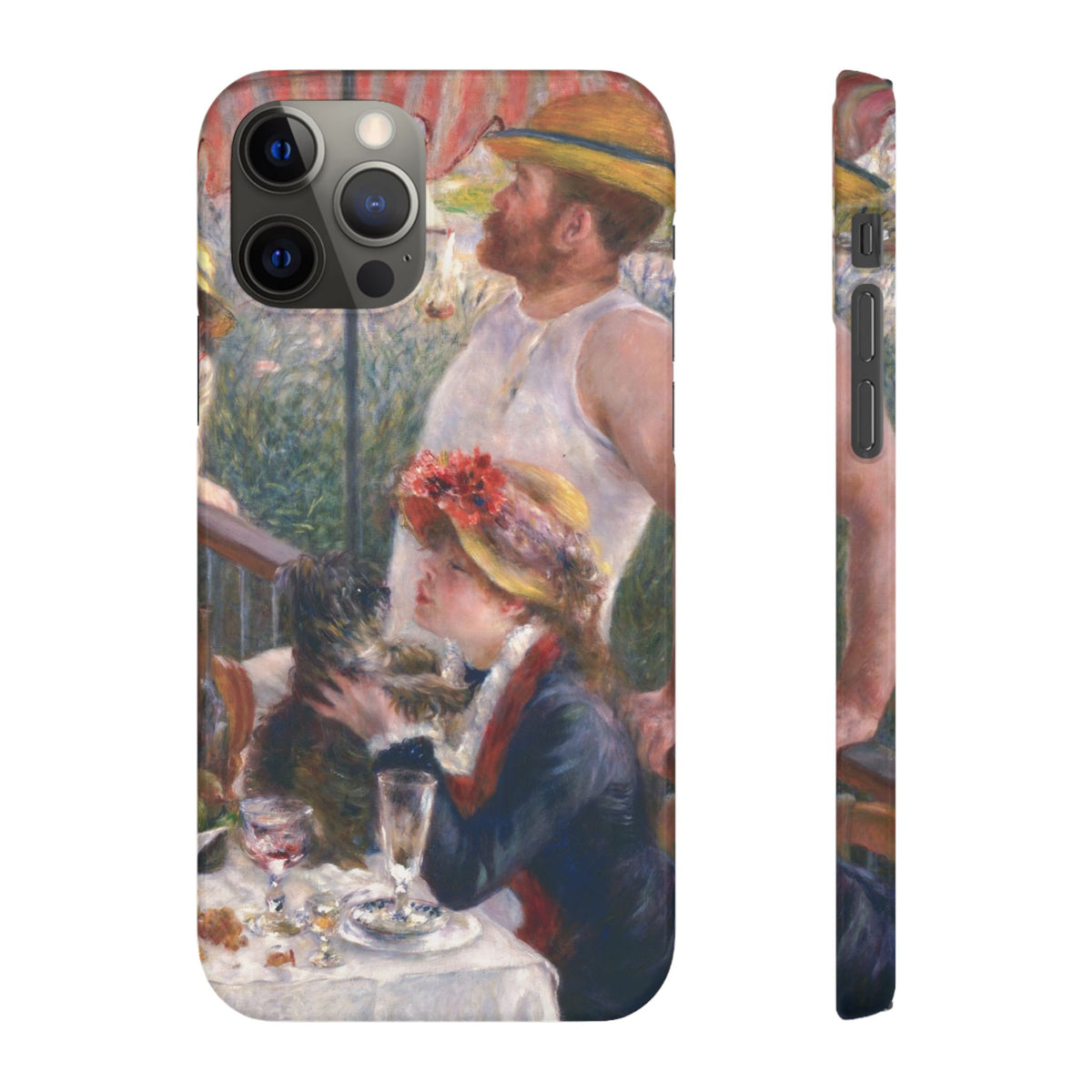 Luncheon of the Boating Party by Pierre Auguste Renoir - iPhone Slim Case
