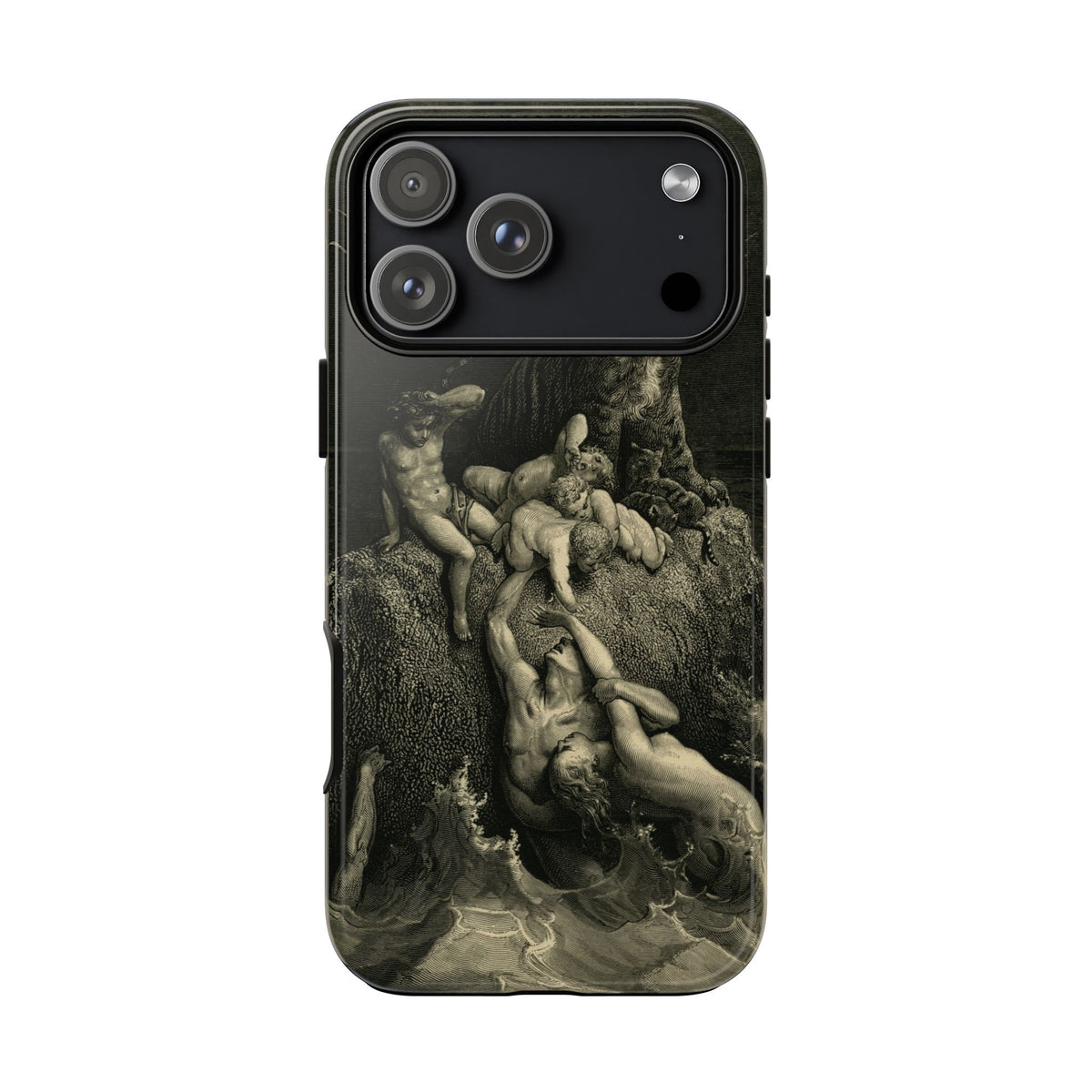 The Deluge by Gustave Doré iPhone Tough Case