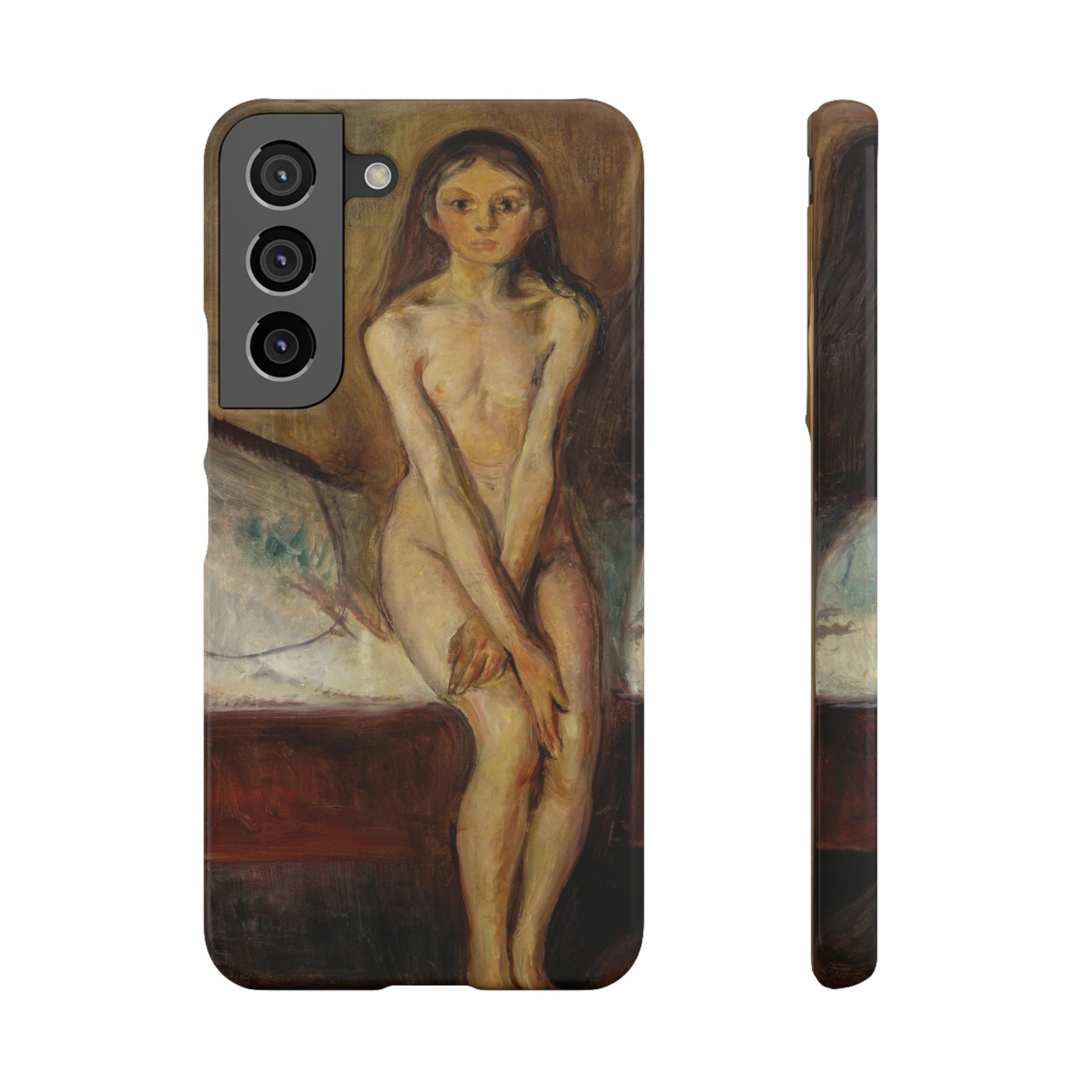 Puberty by Edvard Munch - Samsung Slim Case