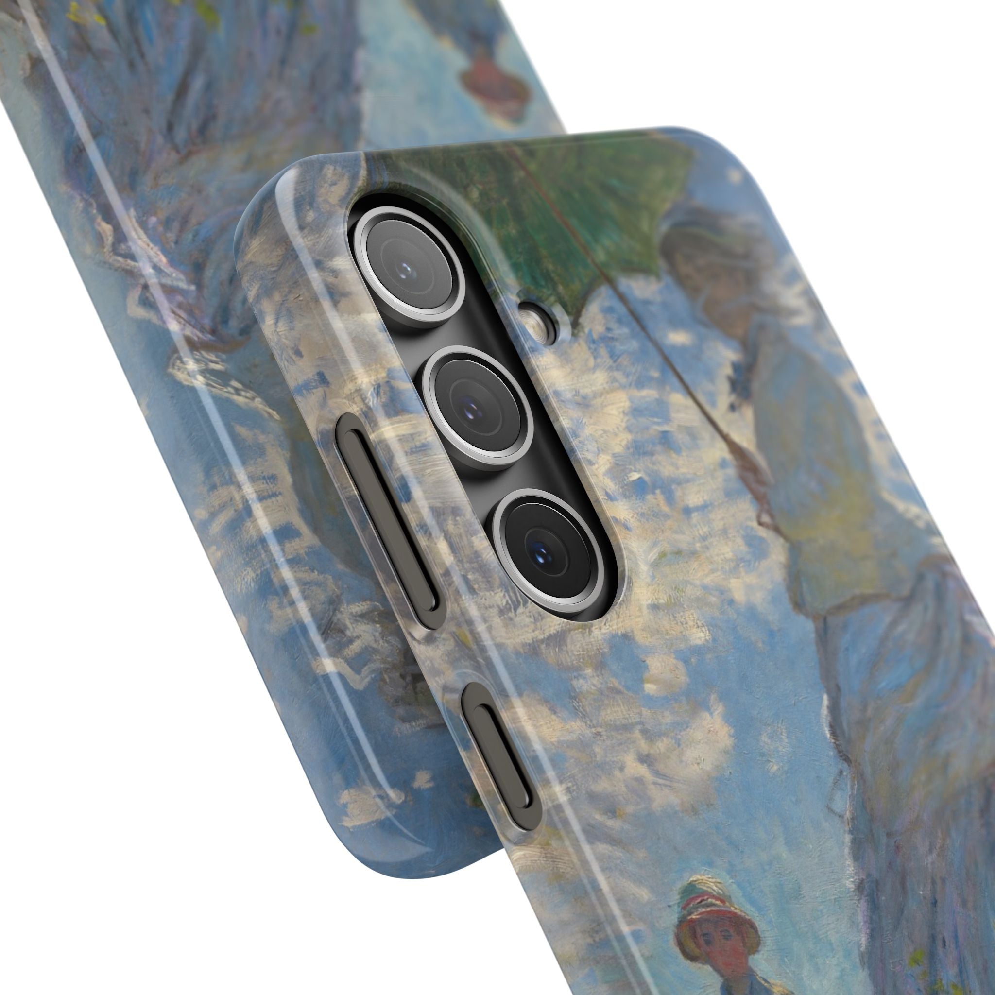 Madame Monet and Her Son by Claude Monet - Samsung Slim Case