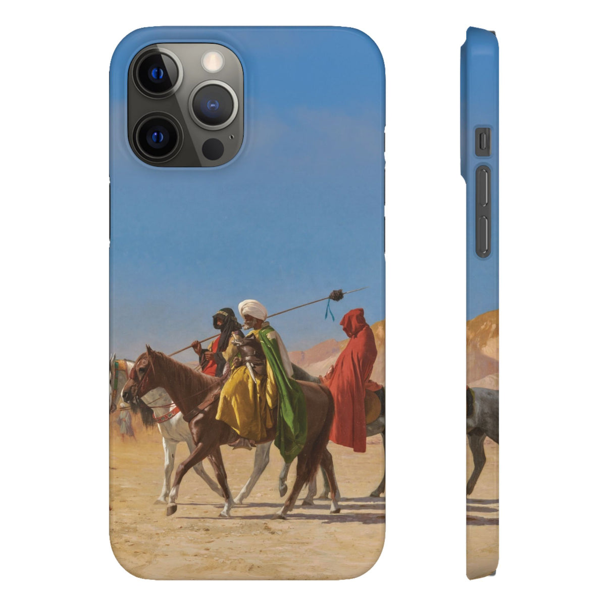 Riders Crossing The Desert by Jean-Leon Gerome - iPhone Slim Case