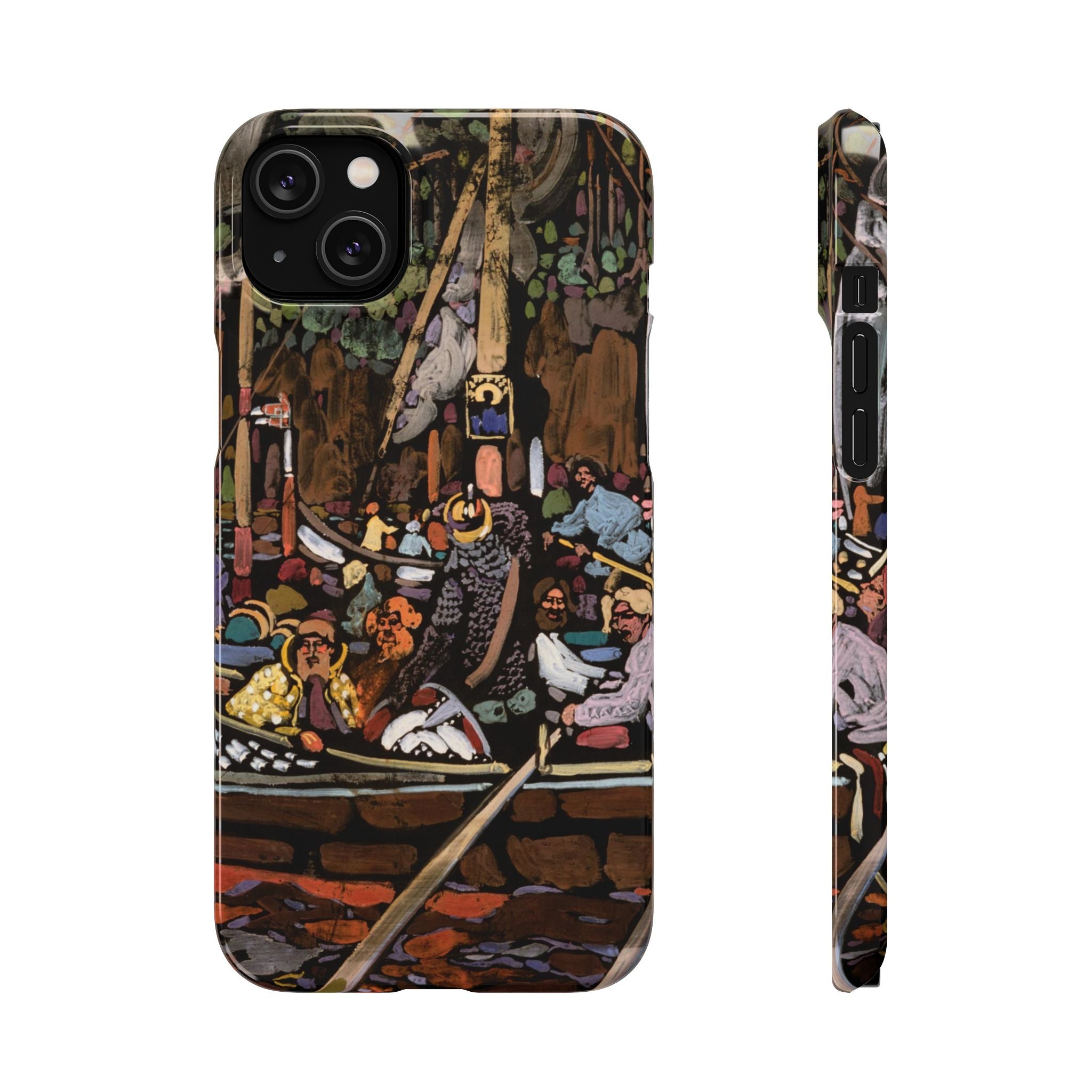 Lied (Chanson) by Vasily Kandinsky - iPhone Slim Case