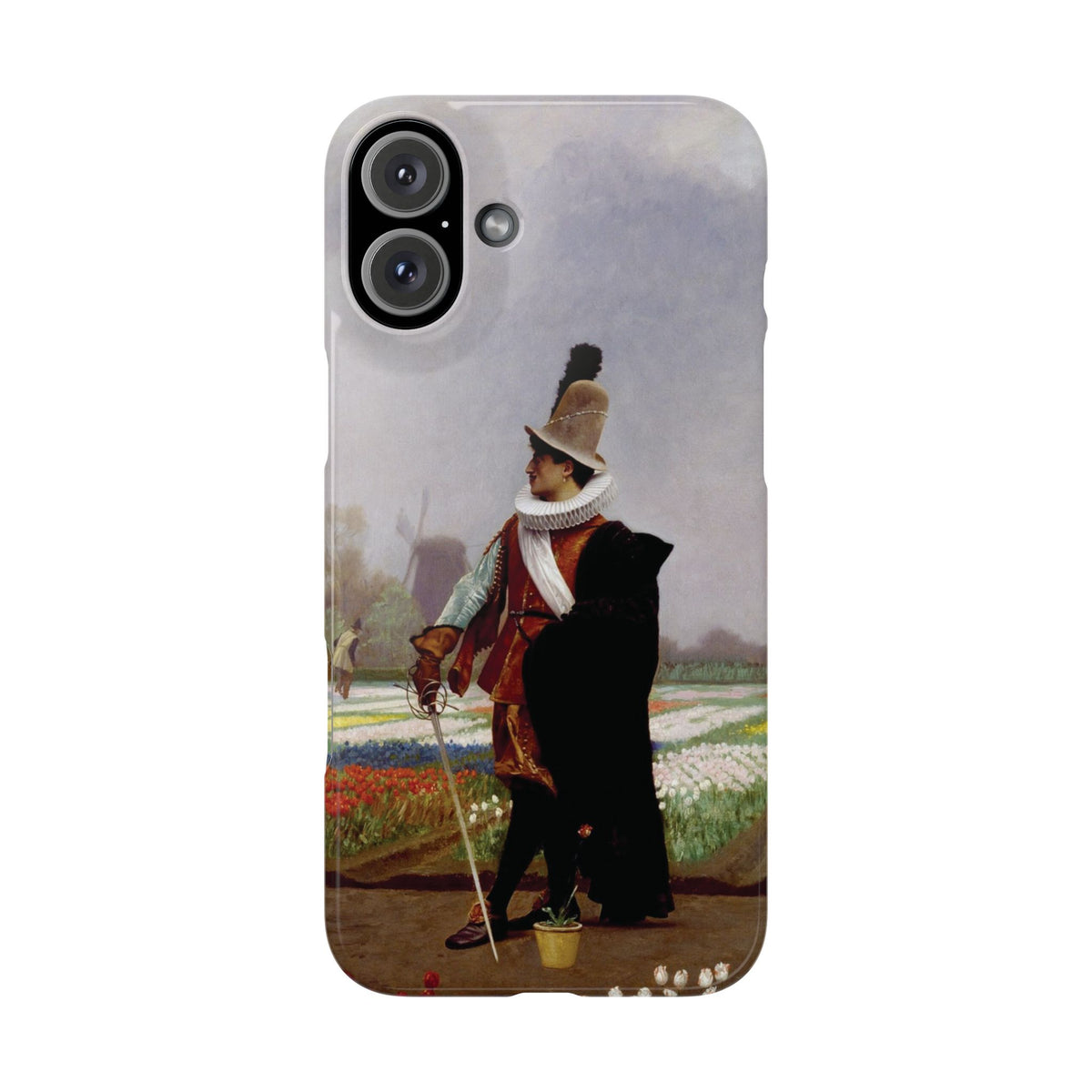 The Tulip Folly by Jean-Leon Gerome - iPhone Slim Case