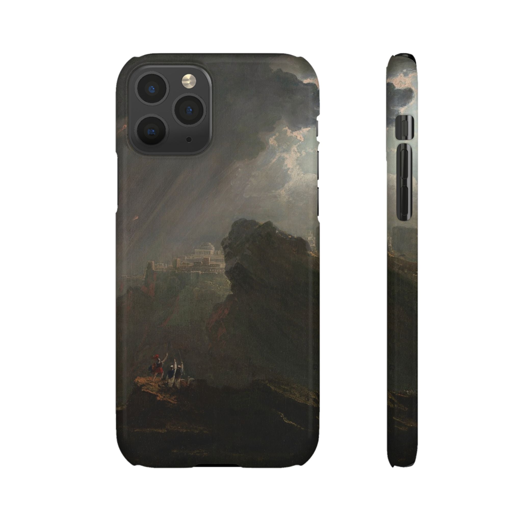 Joshua Commanding the Sun to Stand Still by John Martin - iPhone Slim Case