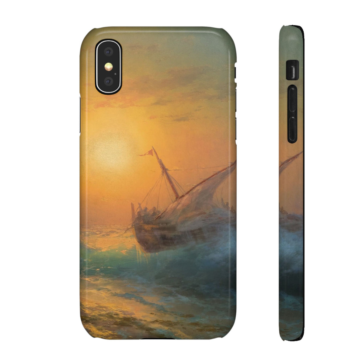 Stormy Sea at Sunset by Ivan Aivazovsky - iPhone Slim Case