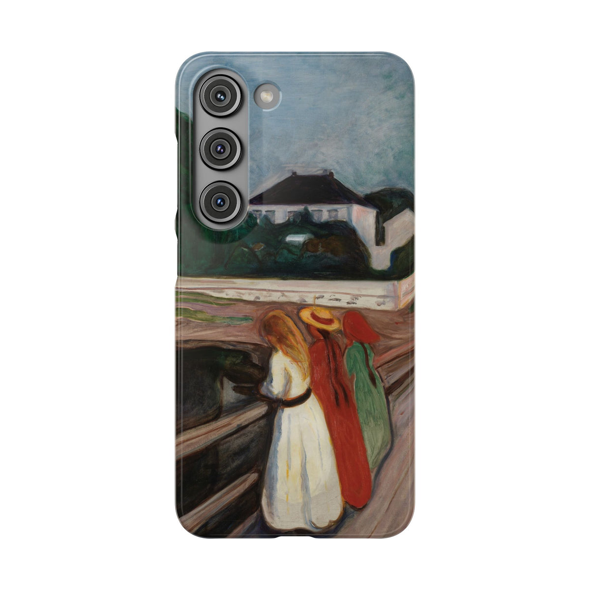 The Girls on the Bridge by Edvard Munch - Samsung Slim Case