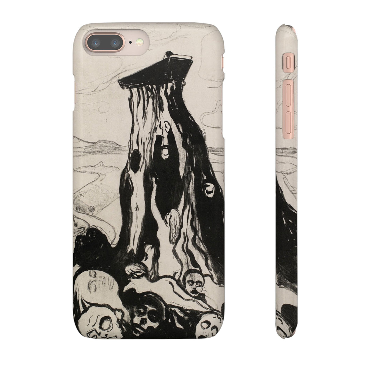 Funeral March by Edvard Munch - iPhone Slim Case