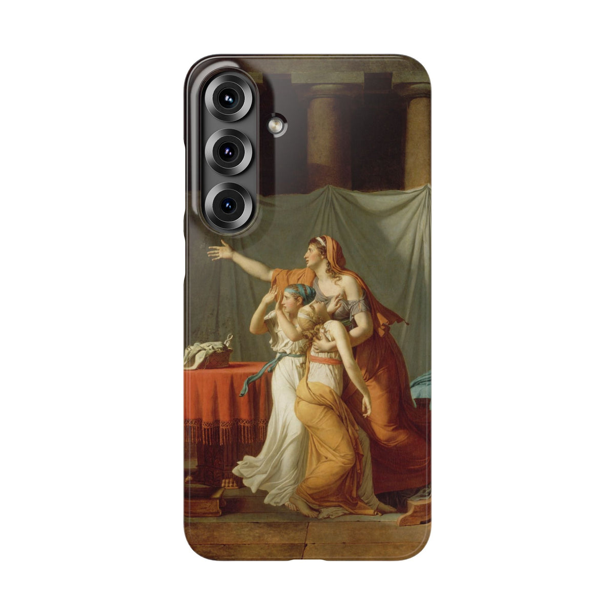 The Lictors Bring to Brutus the Bodies of His Sons II by Jacques-Louis David - Samsung Slim Case