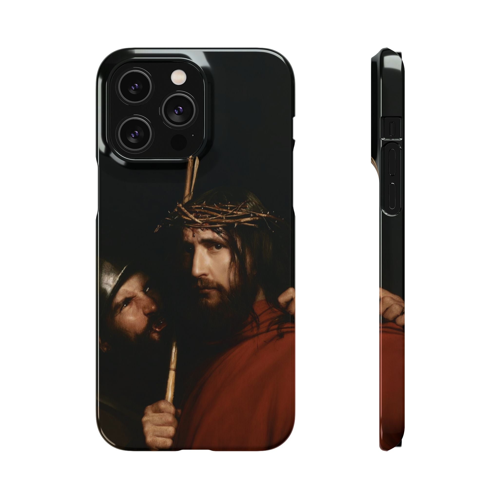 The Mocking of Christ by Carl Bloch - iPhone Slim Case