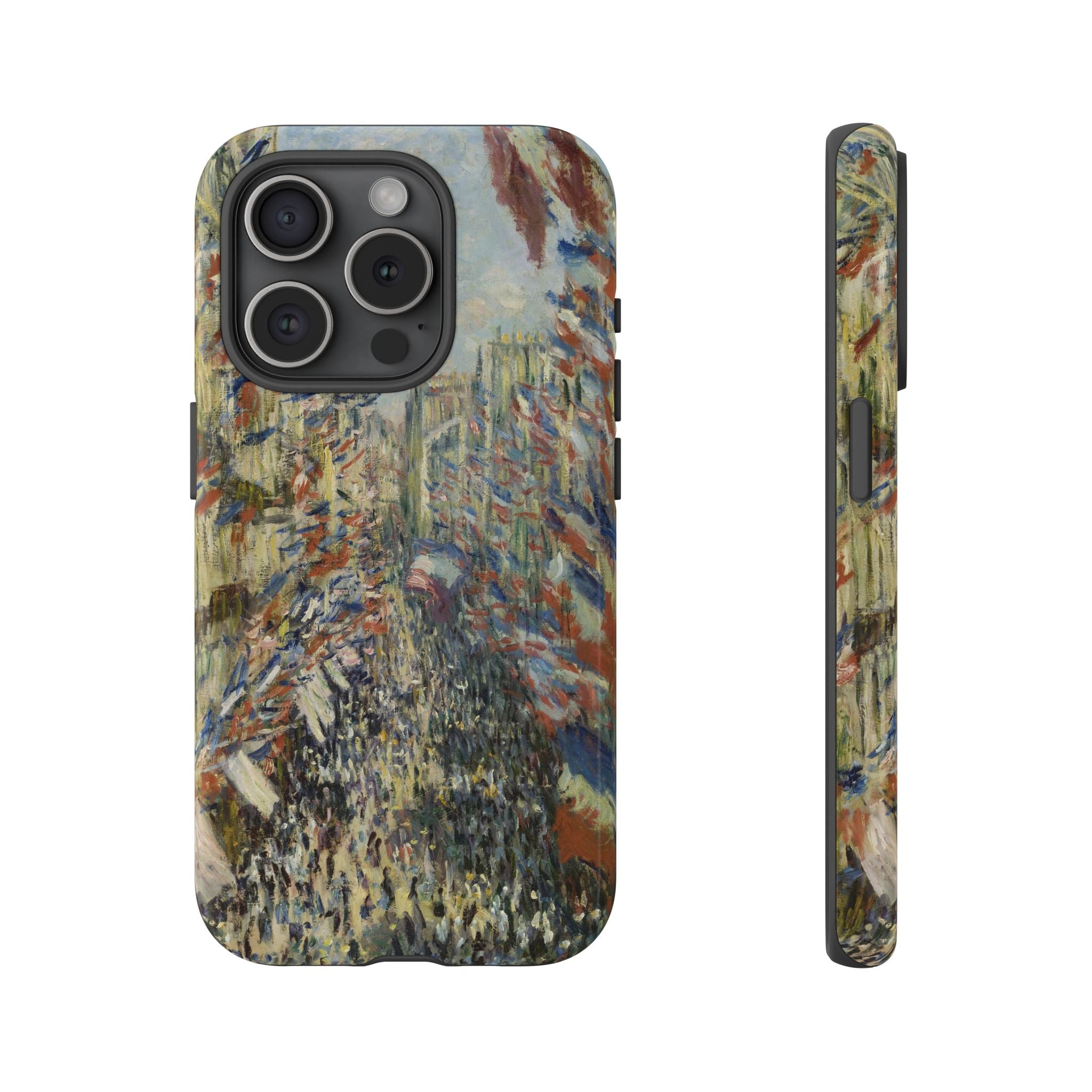The Rue Montorgueil in Paris by Claude Monet - iPhone Tough Case