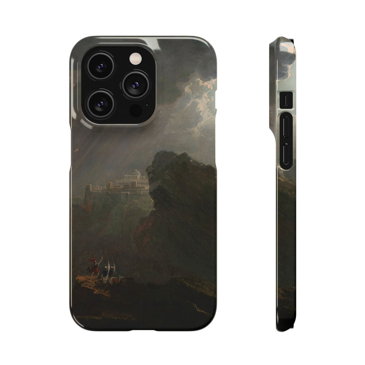 Joshua Commanding the Sun to Stand Still by John Martin - iPhone Slim Case
