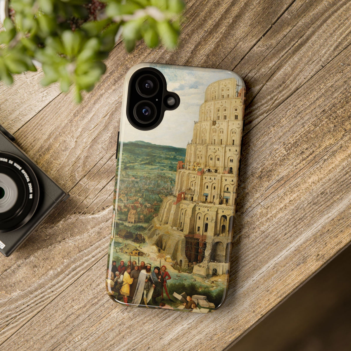The Tower of Babel by Pieter Bruegel the Elder - iPhone Tough Case
