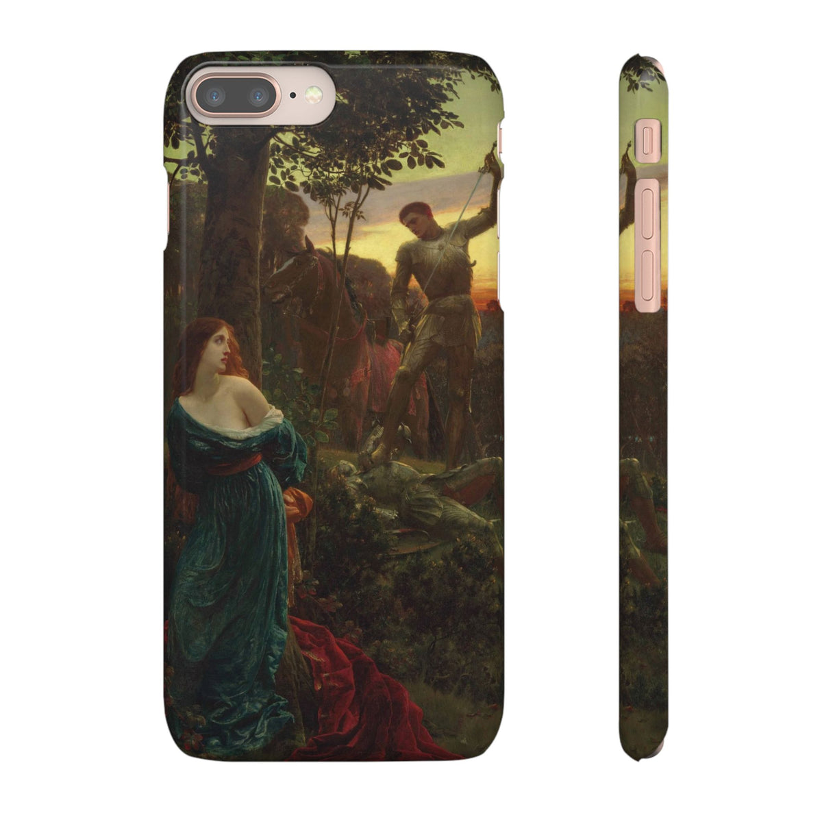 Chivalry by Frank Dicksee - iPhone Slim Case