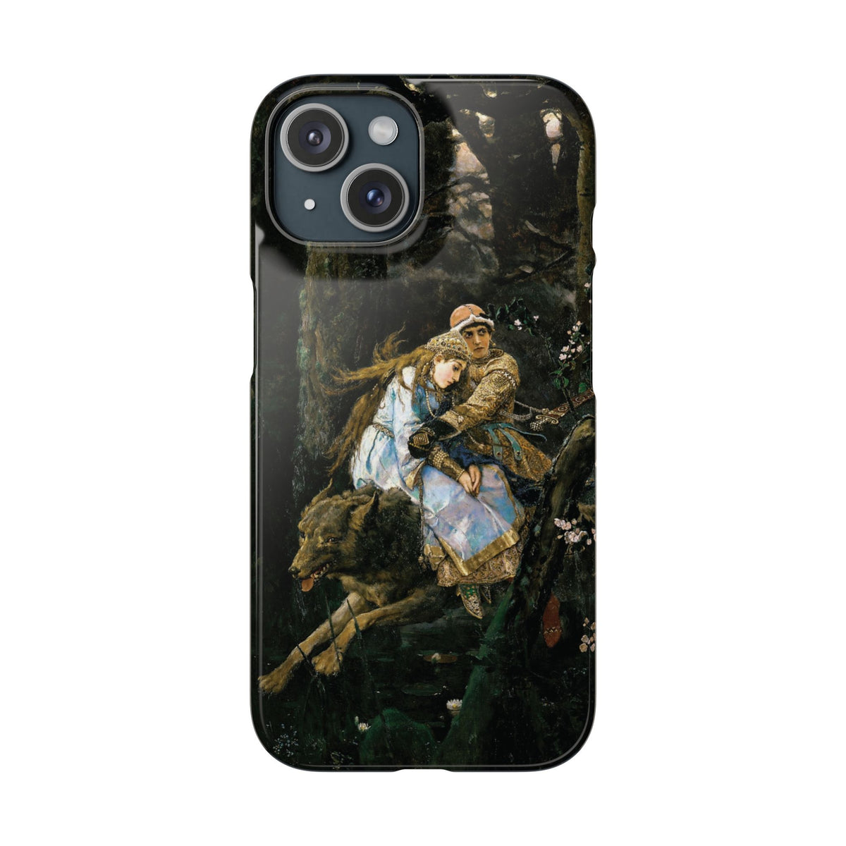 Ivan Tsarevich Riding the Grey Wolf by Viktor Vasnetsov - iPhone Slim Case