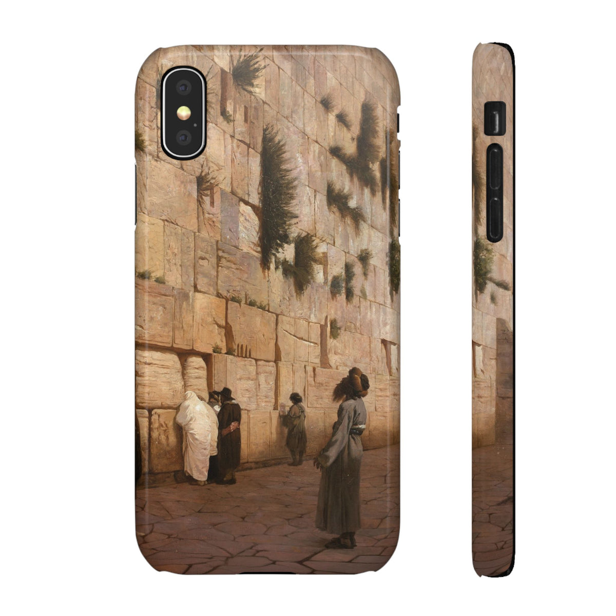 Le Mur des Lamentations by Jean-Leon Gerome - iPhone Slim Case