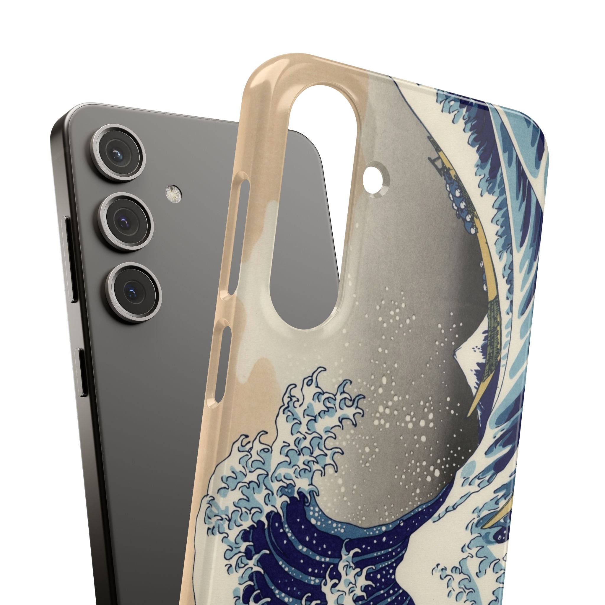 The Great Wave off Kanagawa by Hokusai - Samsung Slim Case