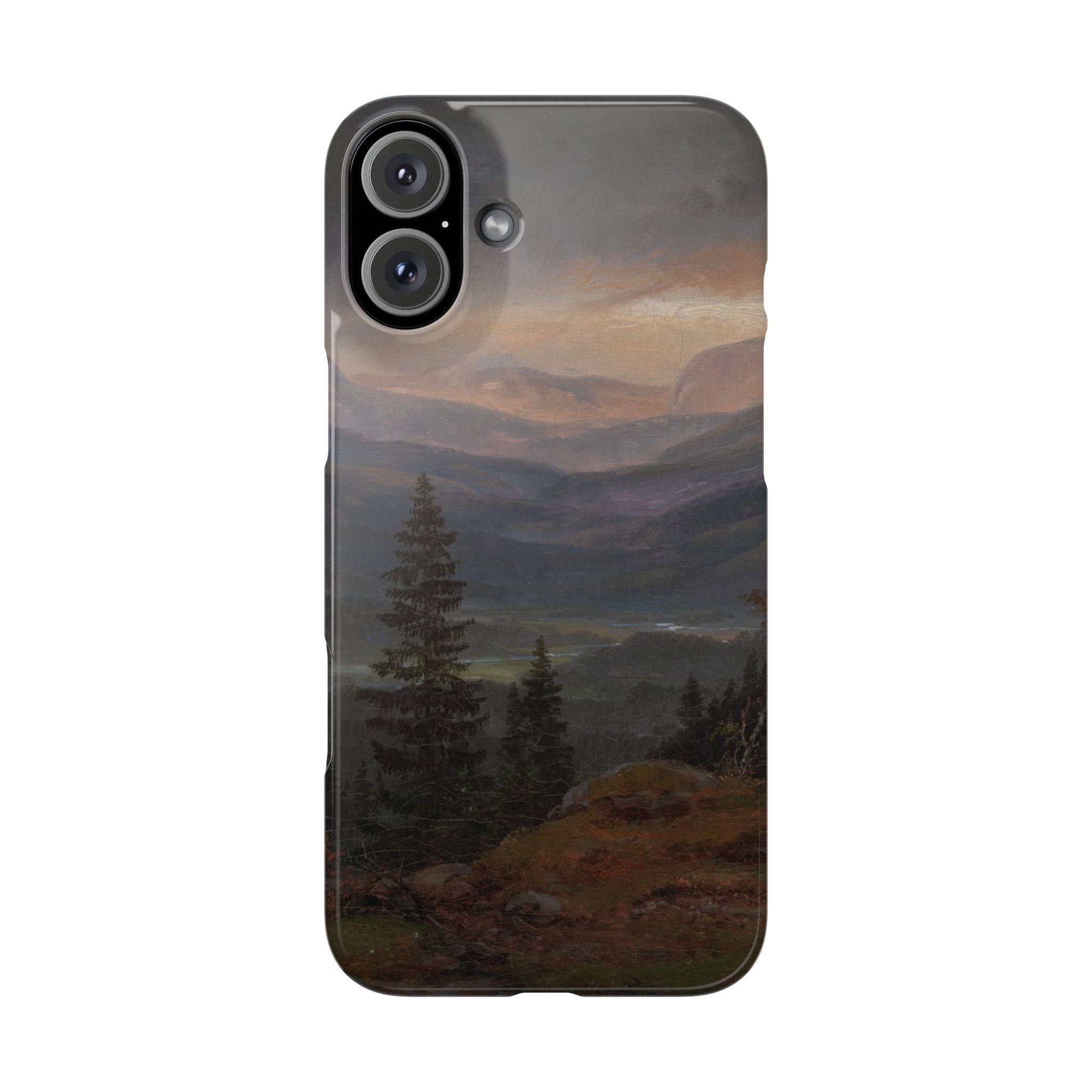 View over Hallingdal by Johan Dahl - iPhone Slim Case