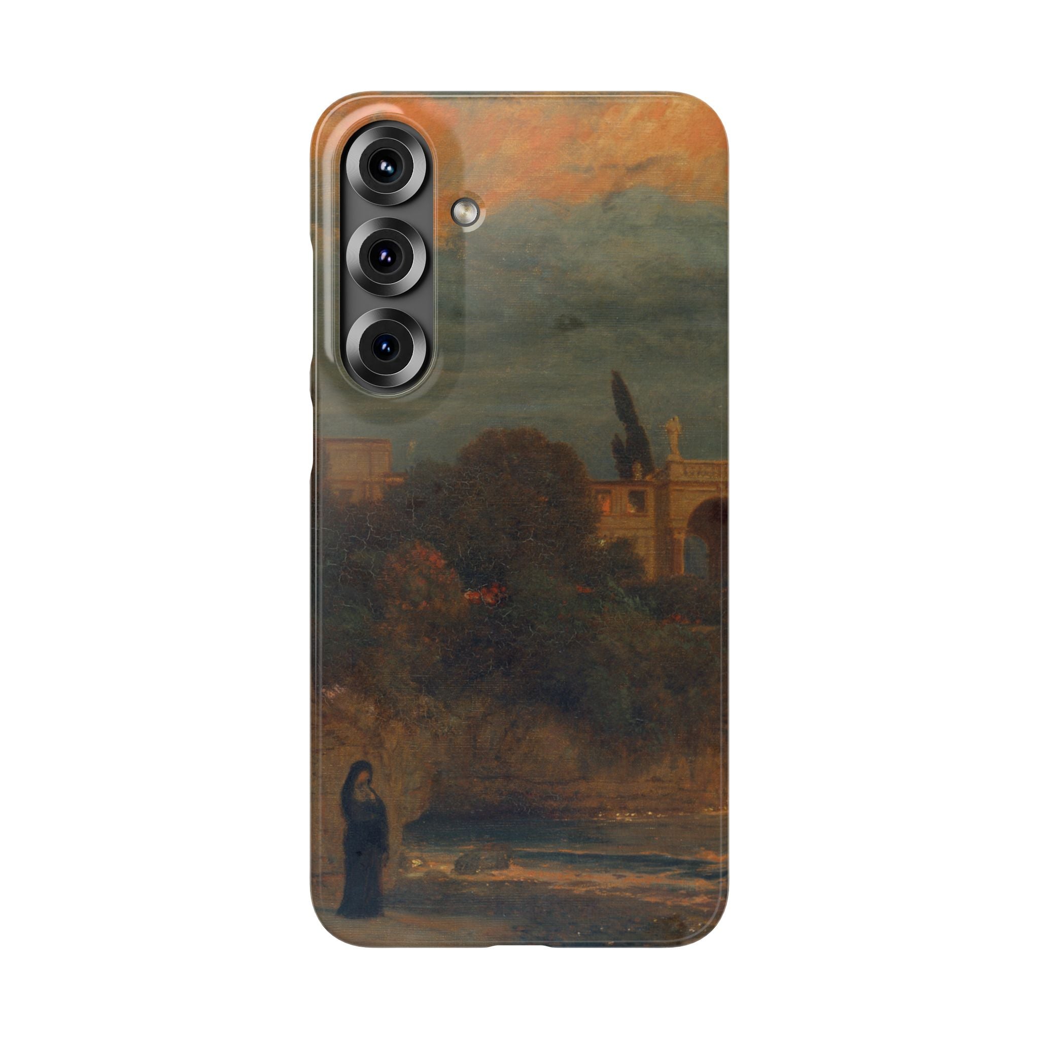 Villa by the Sea by Arnold Böcklin - Samsung Slim Case