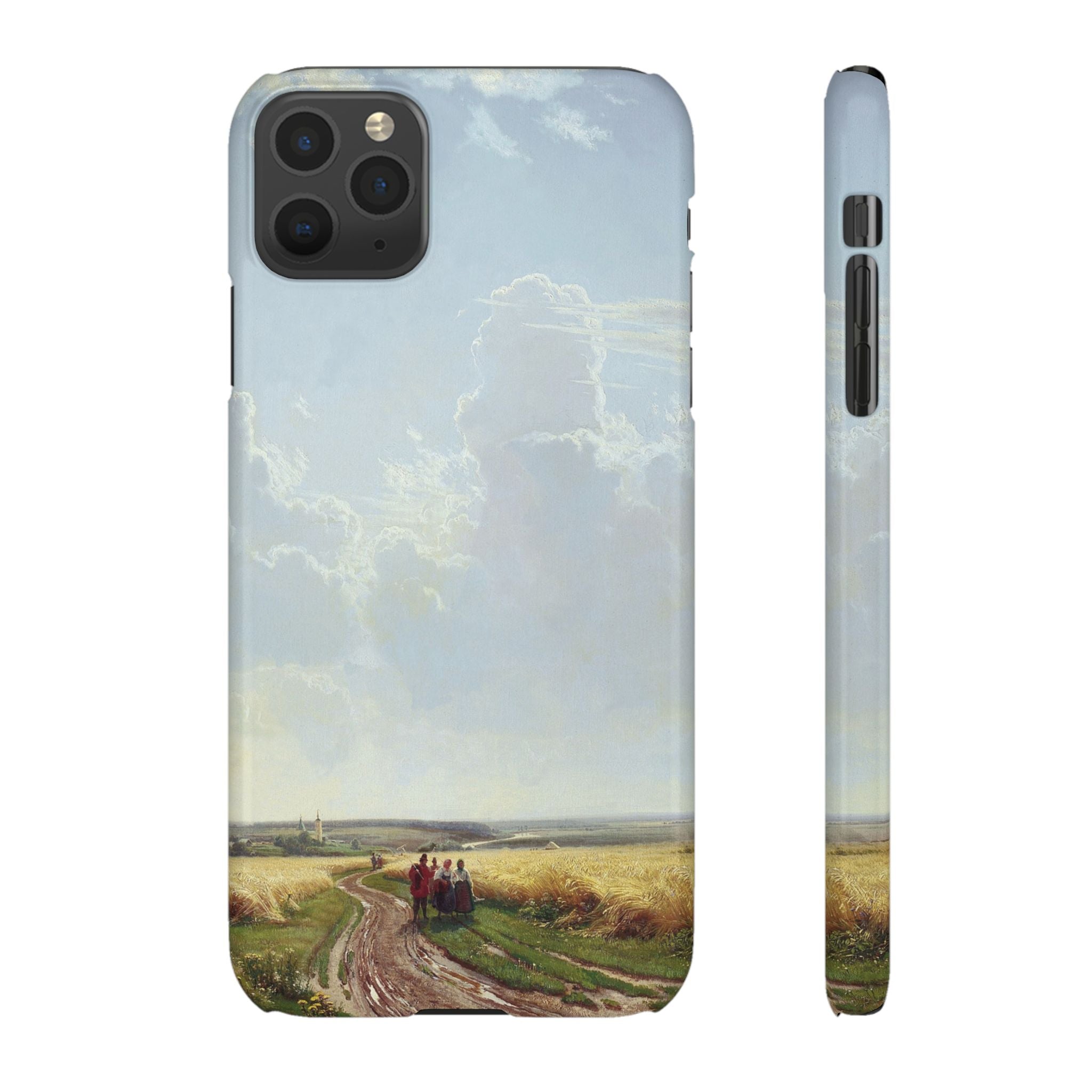 Midday in the Neighbourhood of Moscow by Ivan Ivanovich Shishkin - iPhone Slim Case