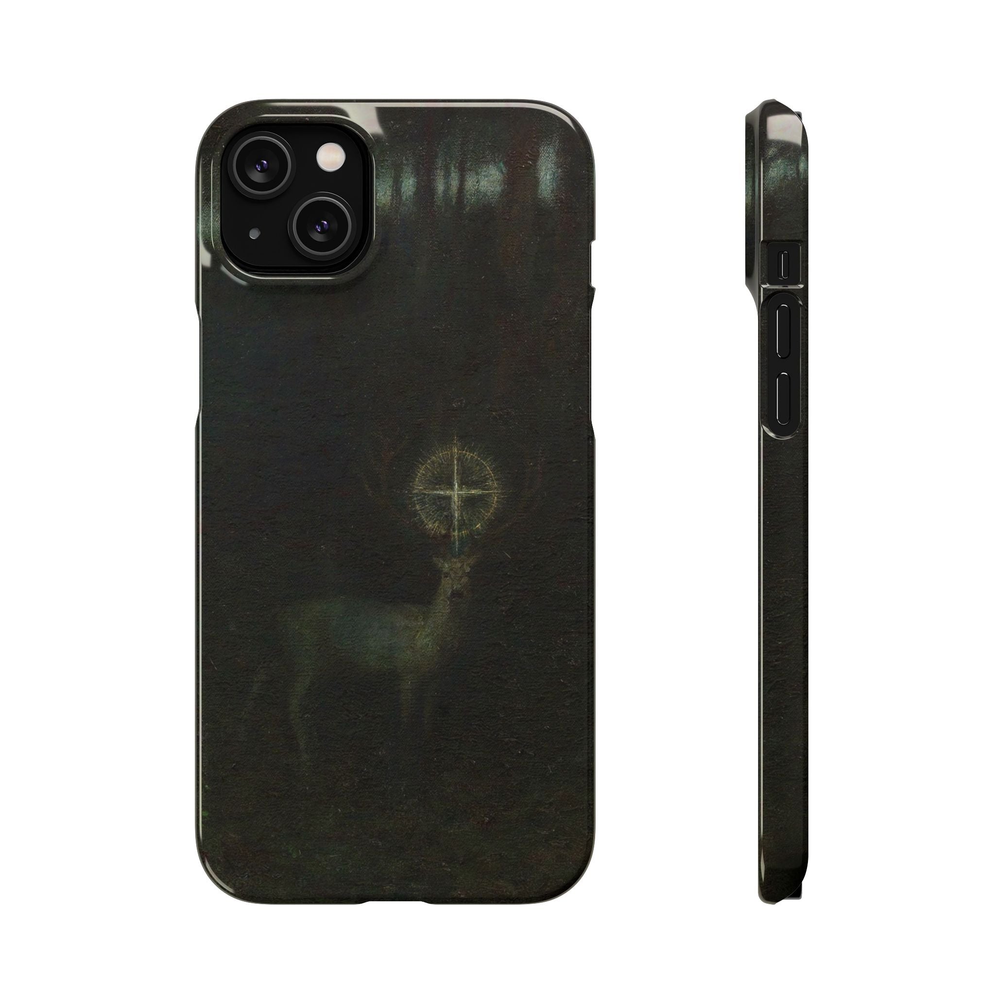 The Vision of Saint Hubert by Franz von Stuck - iPhone Slim Case