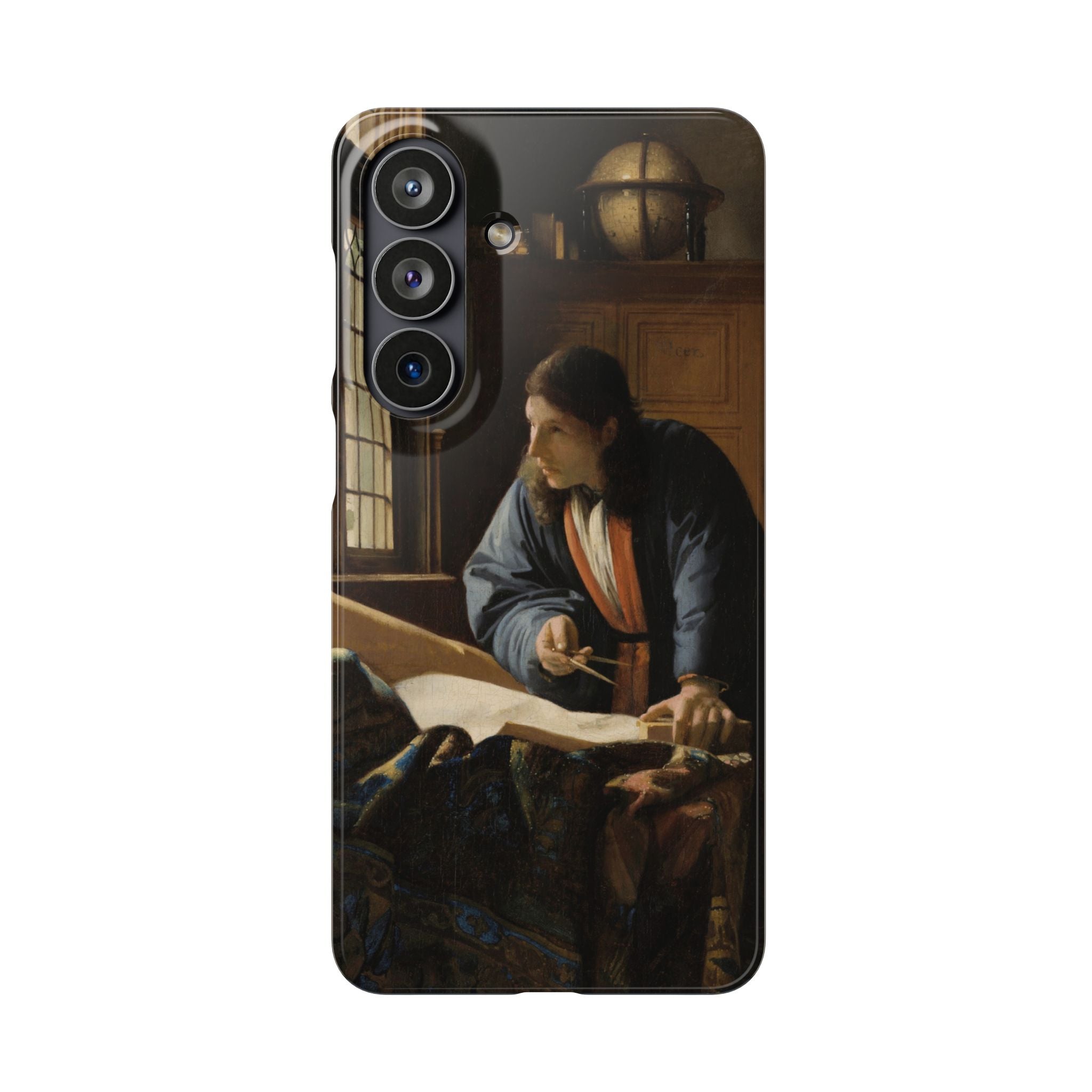 The Geographer by Johannes Vermeer - Samsung Slim Case